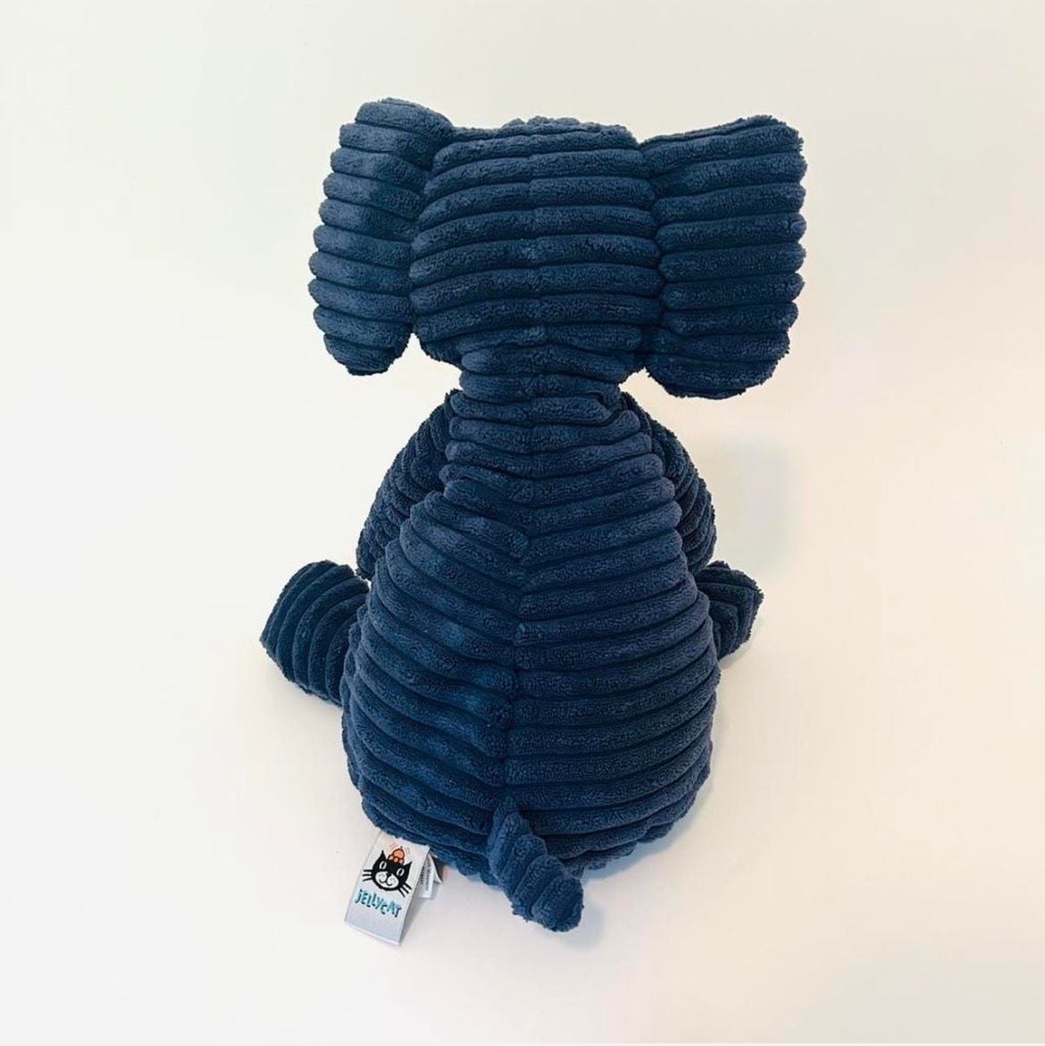 Jellycat Corduroy Blue Elephant Stuffed Animal Plush 2