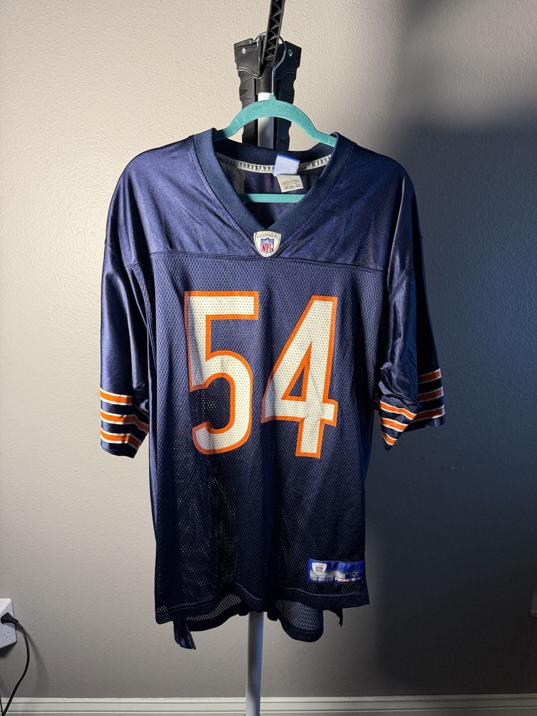 Reebok NFL Equipment Chicago Bears Brian Urlacher 54 Jersey Size M 2