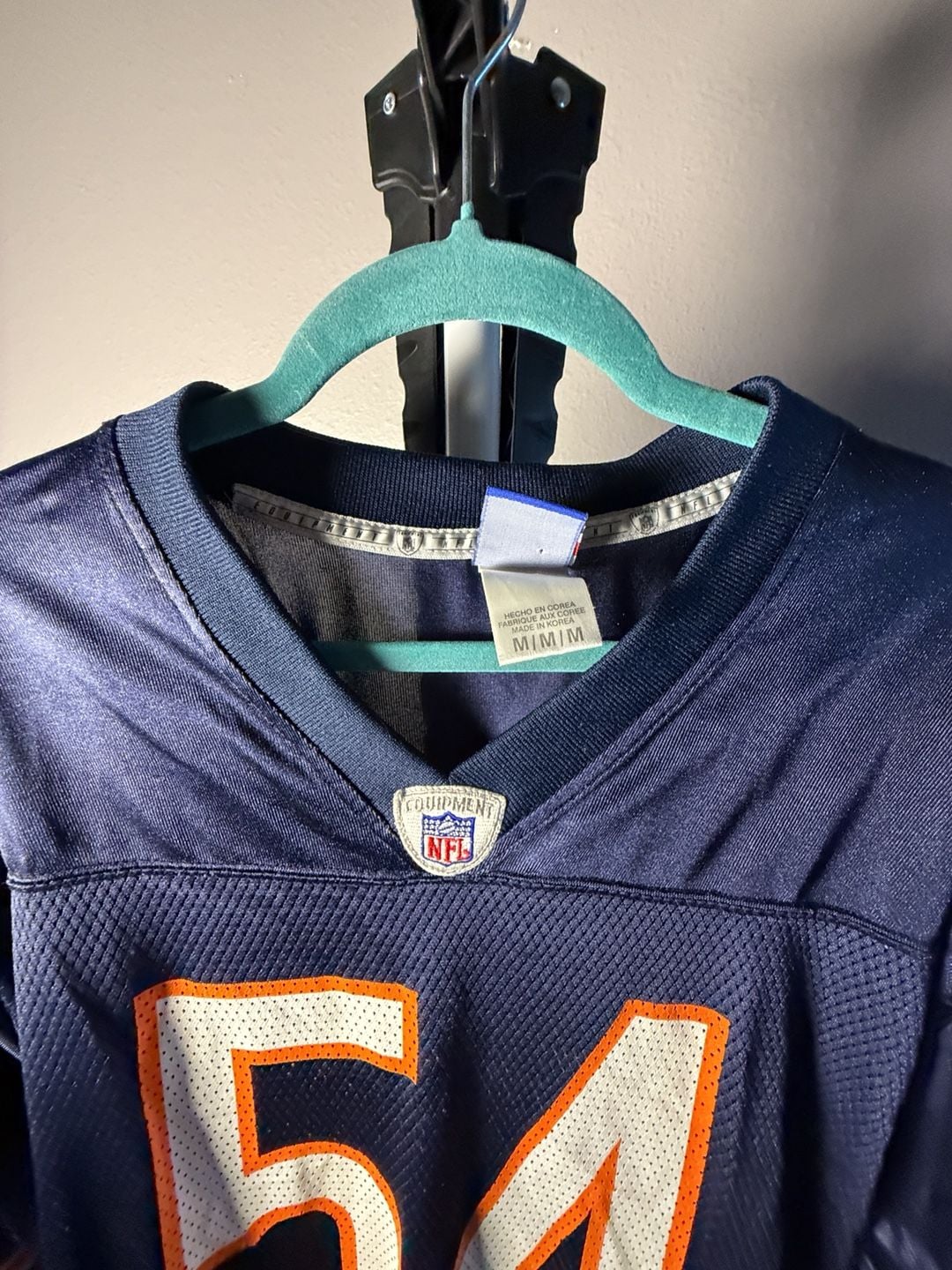 Reebok NFL Equipment Chicago Bears Brian Urlacher 54 Jersey Size M 3