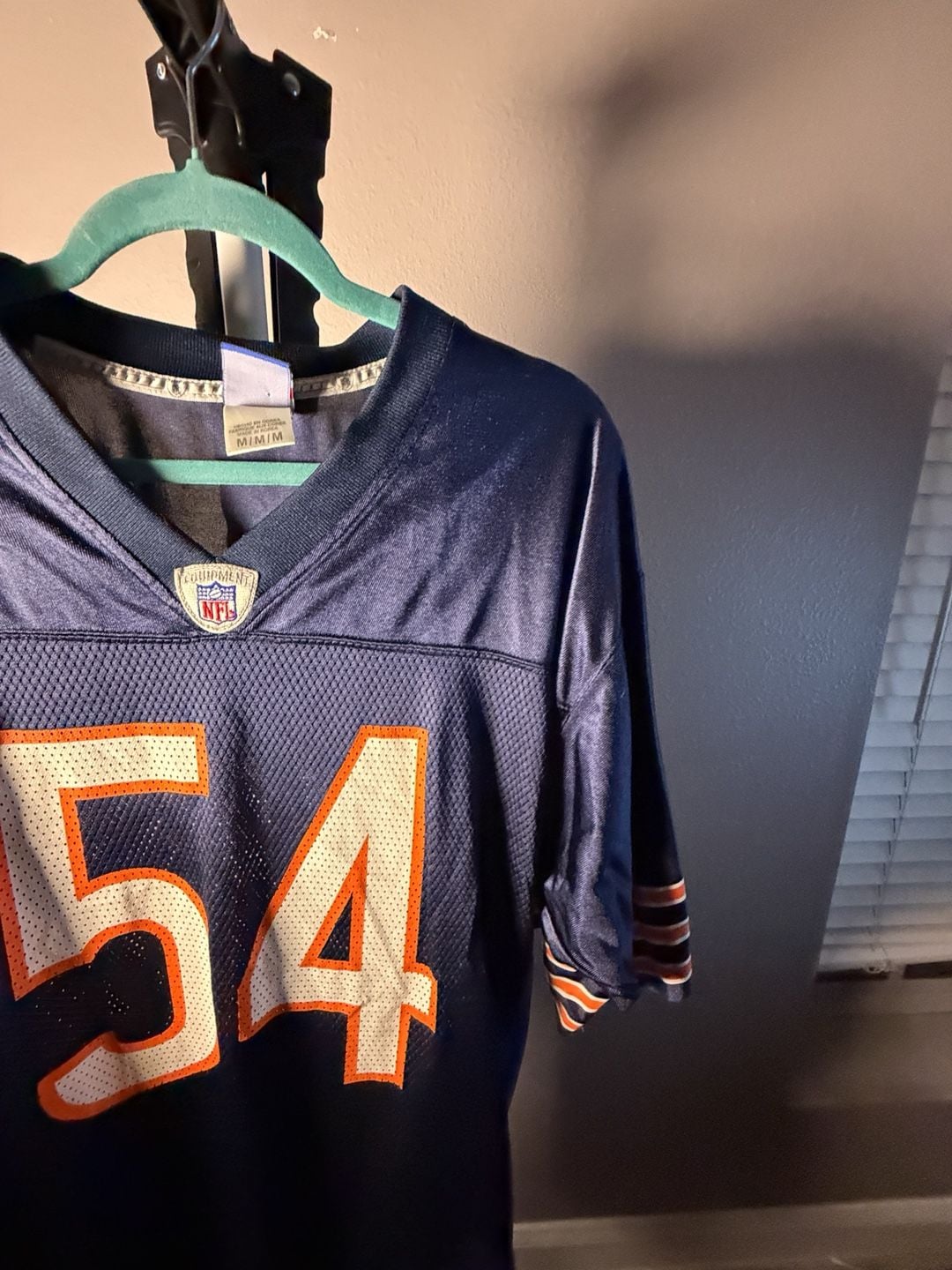 Reebok NFL Equipment Chicago Bears Brian Urlacher 54 Jersey Size M 6