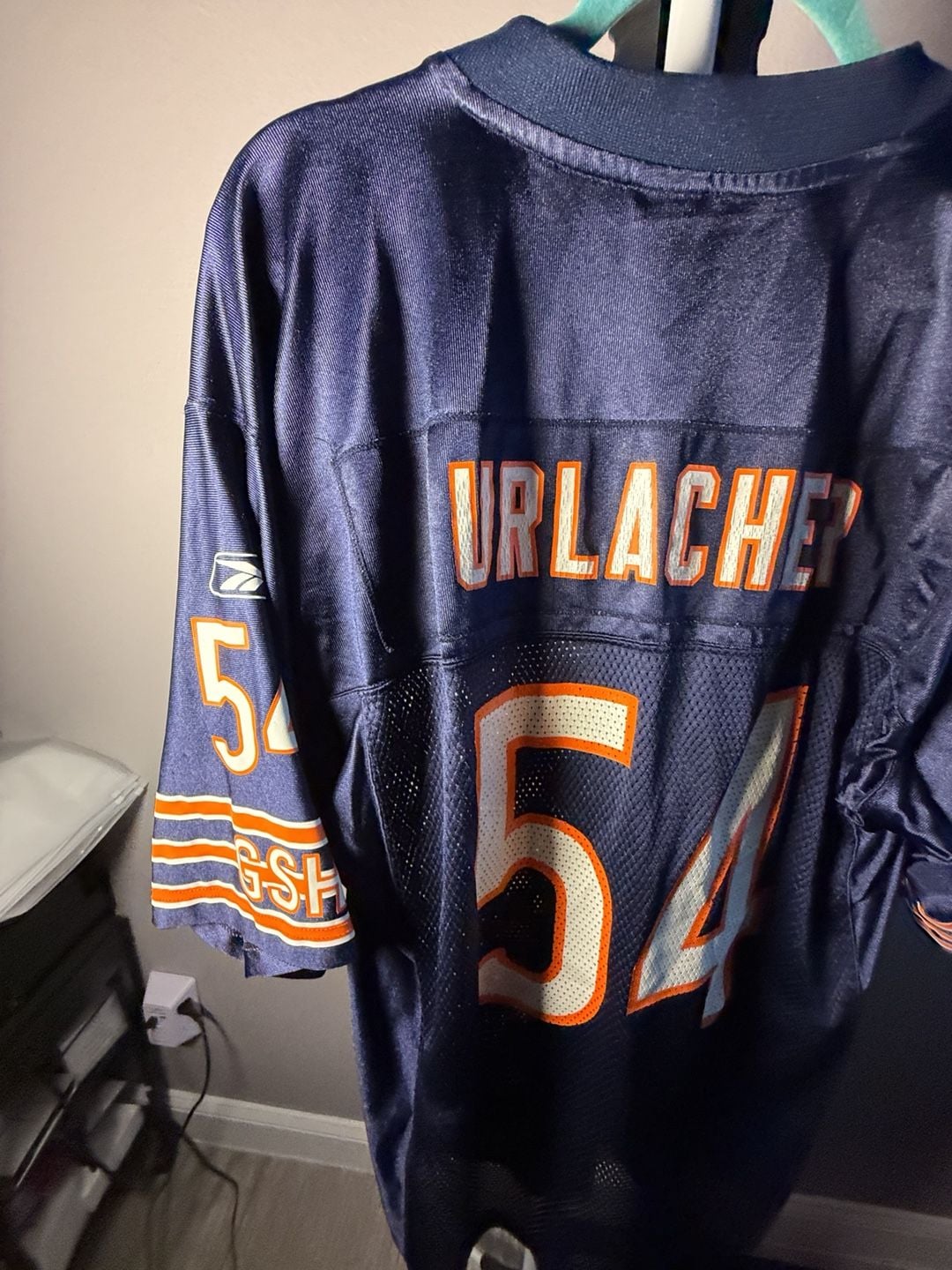 Reebok NFL Equipment Chicago Bears Brian Urlacher 54 Jersey Size M 8