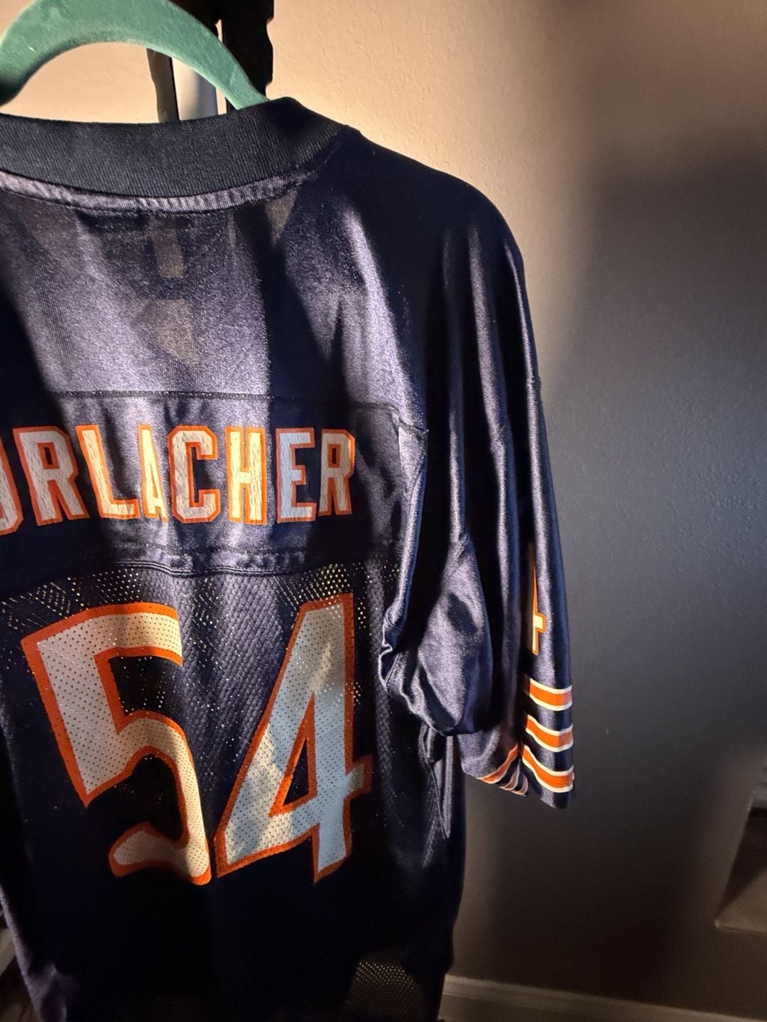 Reebok NFL Equipment Chicago Bears Brian Urlacher 54 Jersey Size M 9