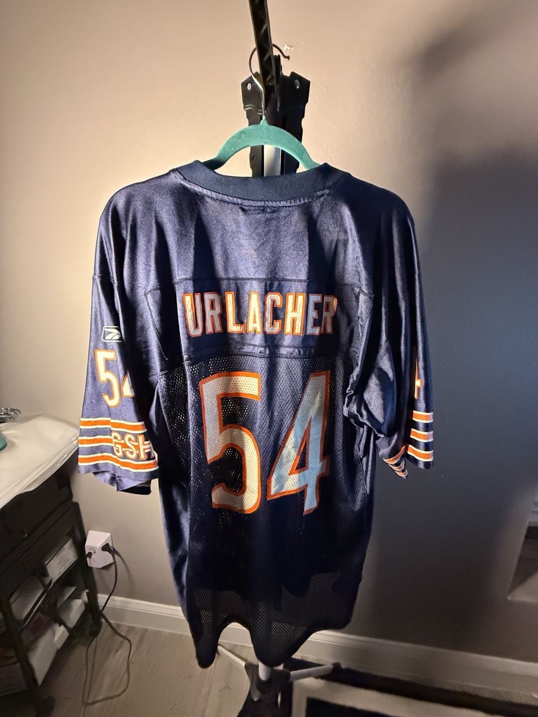 Reebok NFL Equipment Chicago Bears Brian Urlacher 54 Jersey Size M 10