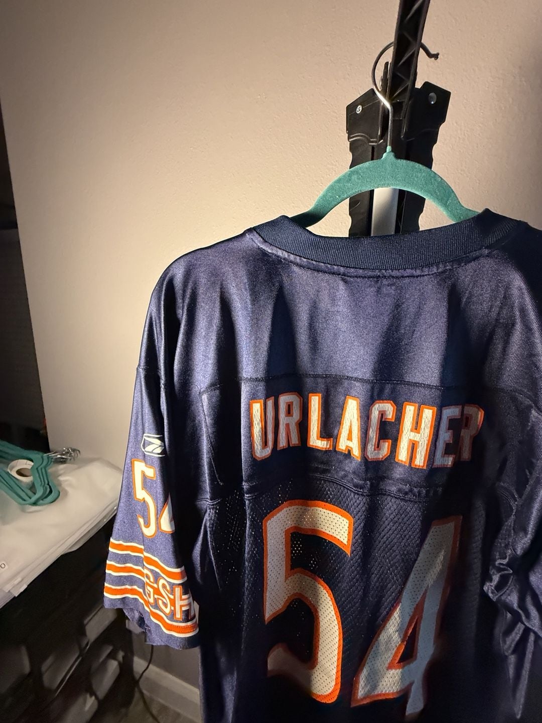 Reebok NFL Equipment Chicago Bears Brian Urlacher 54 Jersey Size M 12