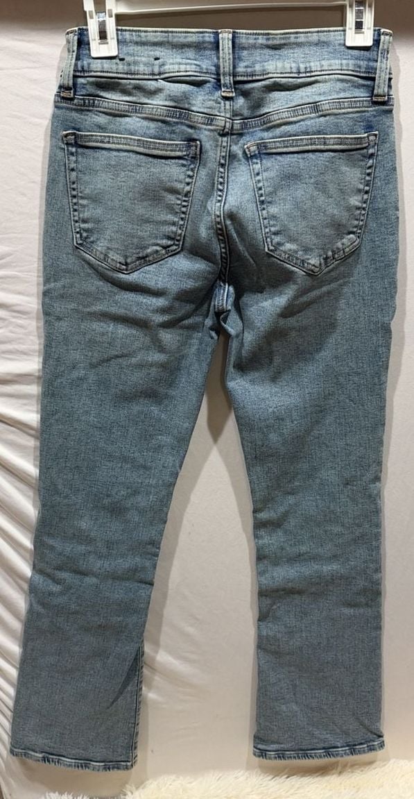 Gap Universal Baby Boot Jeans Size 4/27R Light Wash Denim 4