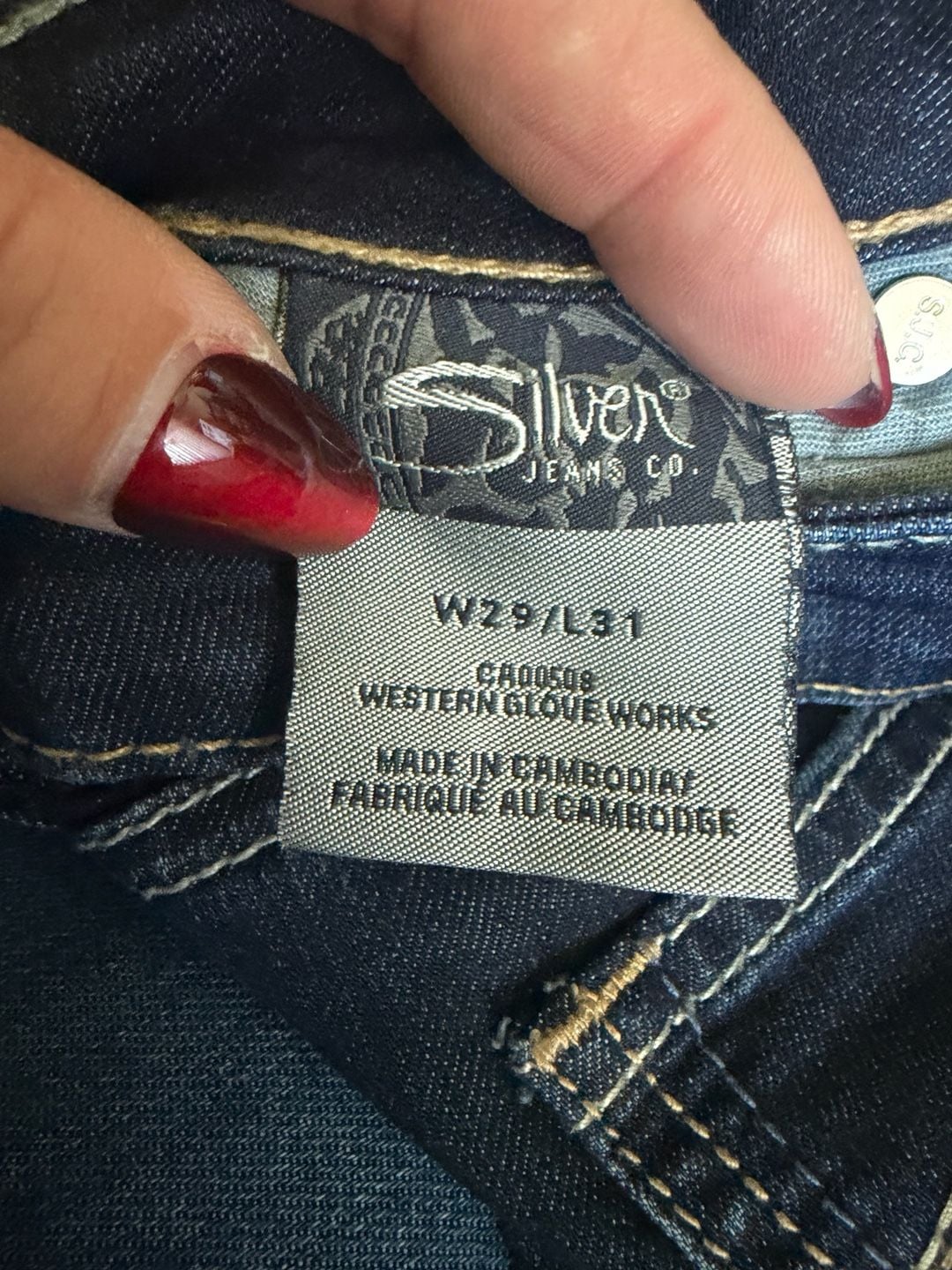 Silver Jeans Co. Suki Bootcut Jeans Size 29x31 Dark Wash 3