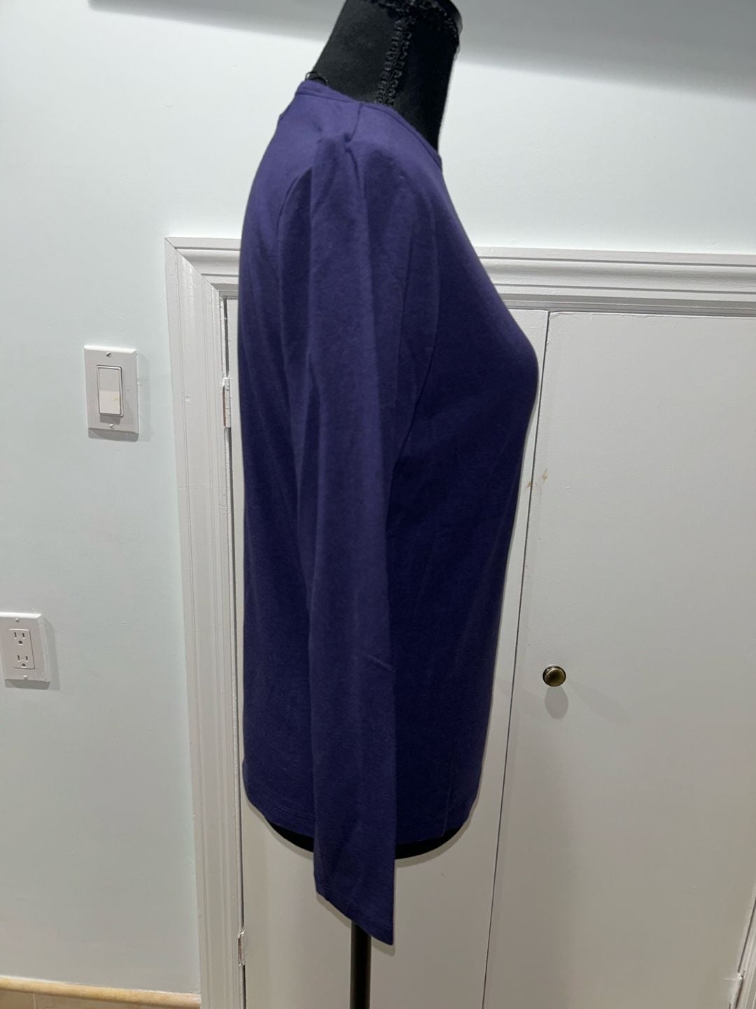 Unbranded Long Sleeve T-Shirt Purple 3