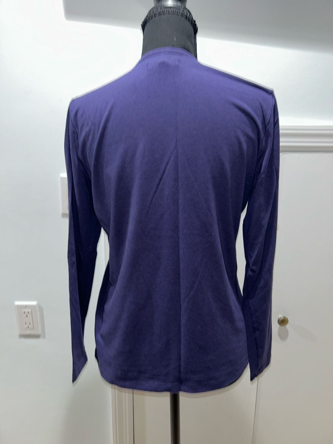 Unbranded Long Sleeve T-Shirt Purple 4