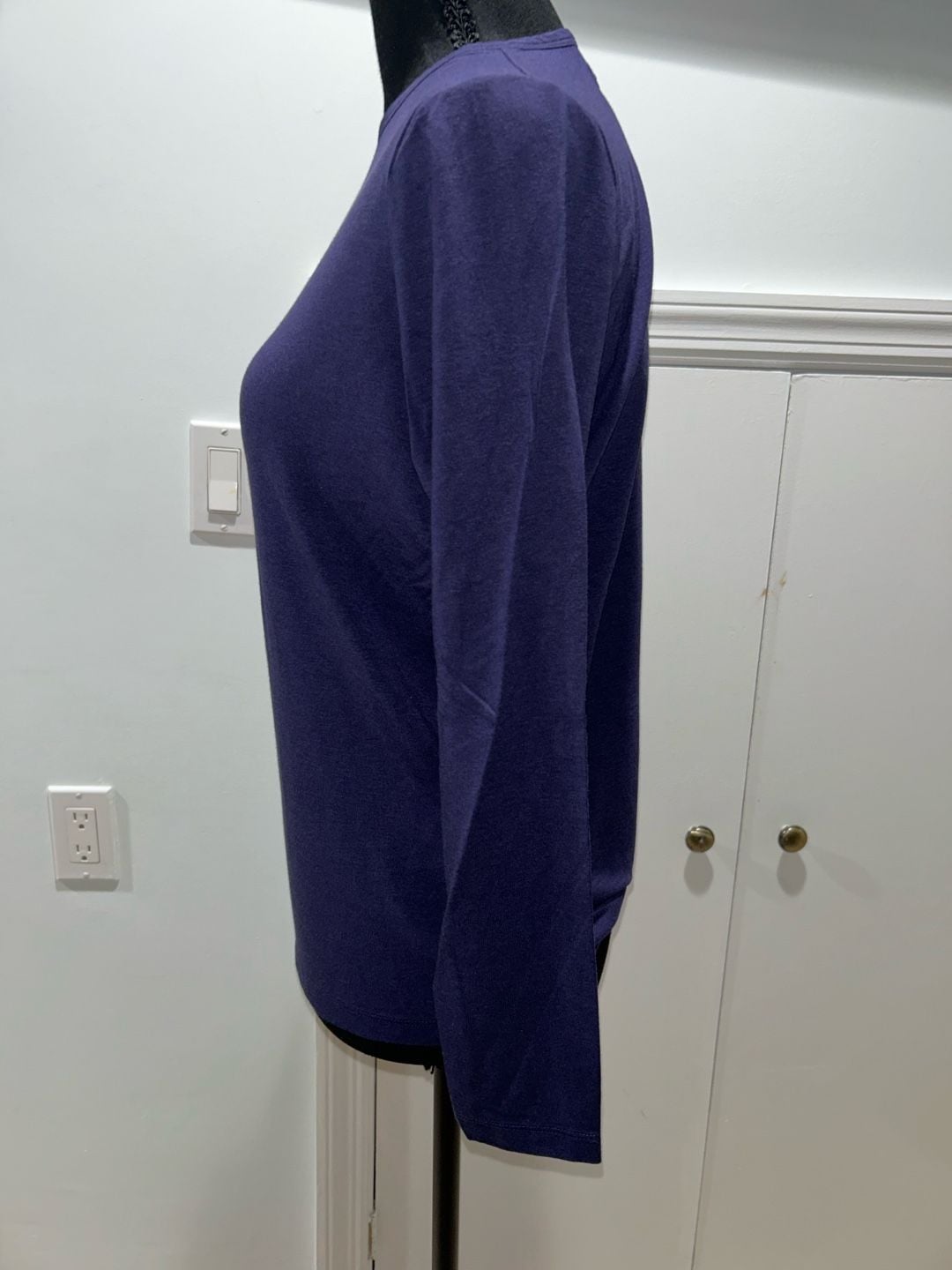 Unbranded Long Sleeve T-Shirt Purple 5