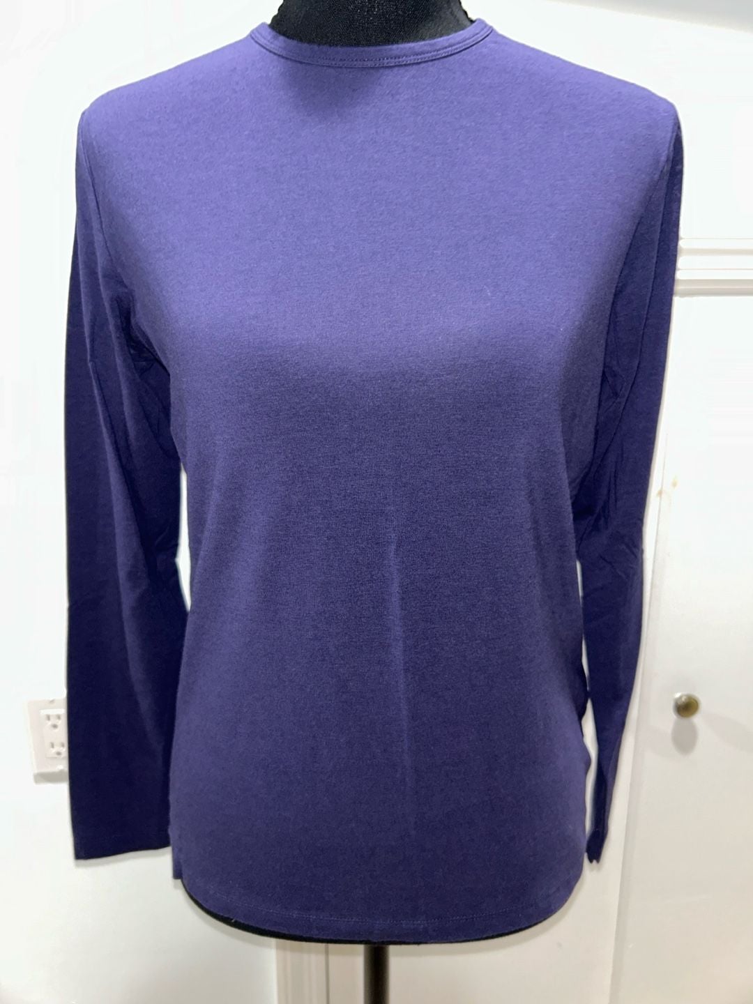 Unbranded Long Sleeve T-Shirt Purple 6