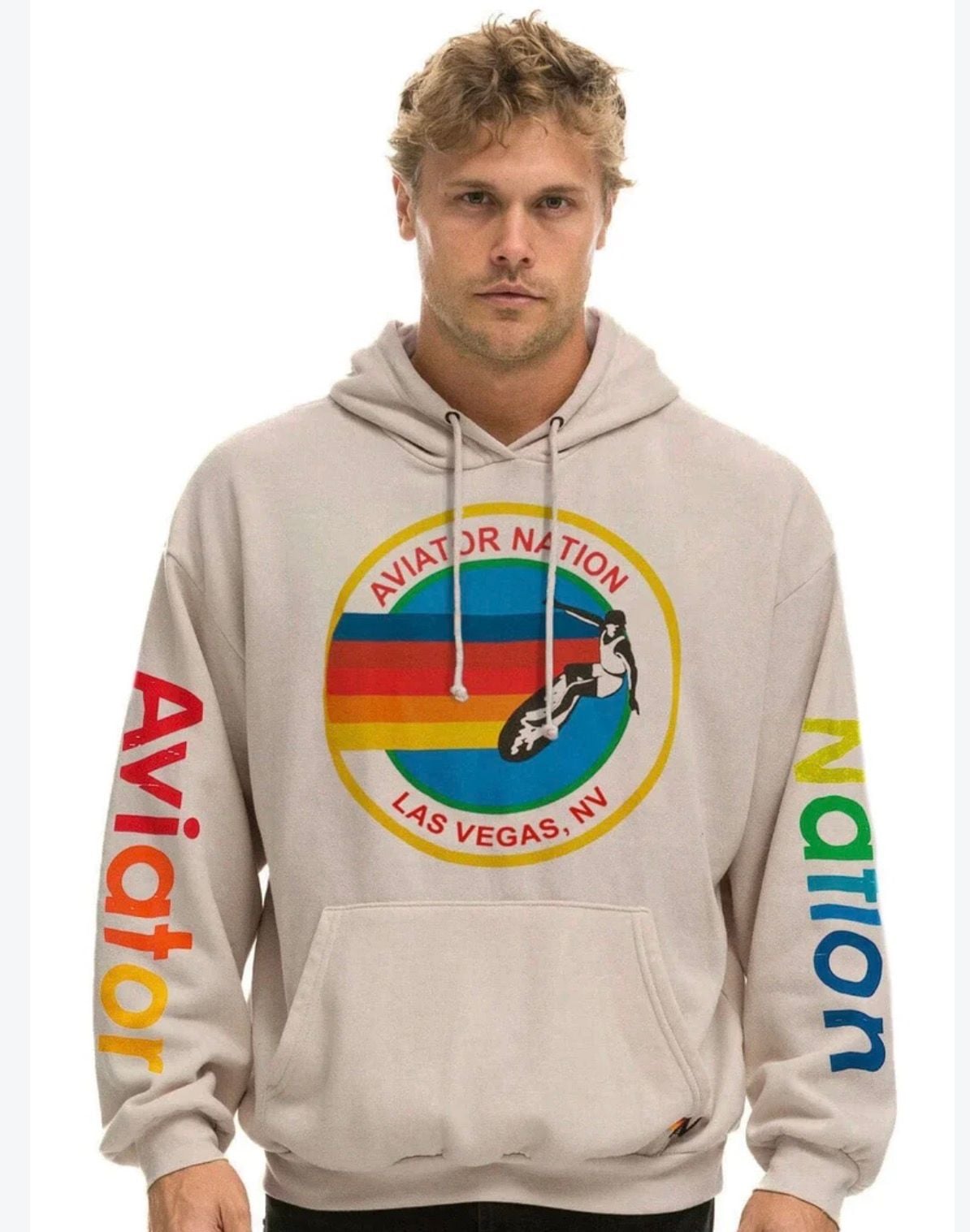 Aviator Nation Surfer Hoodie Vintage tan 3