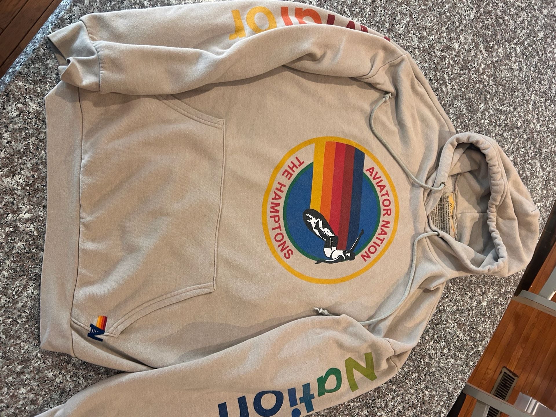 Aviator Nation Surfer Hoodie Vintage tan 4