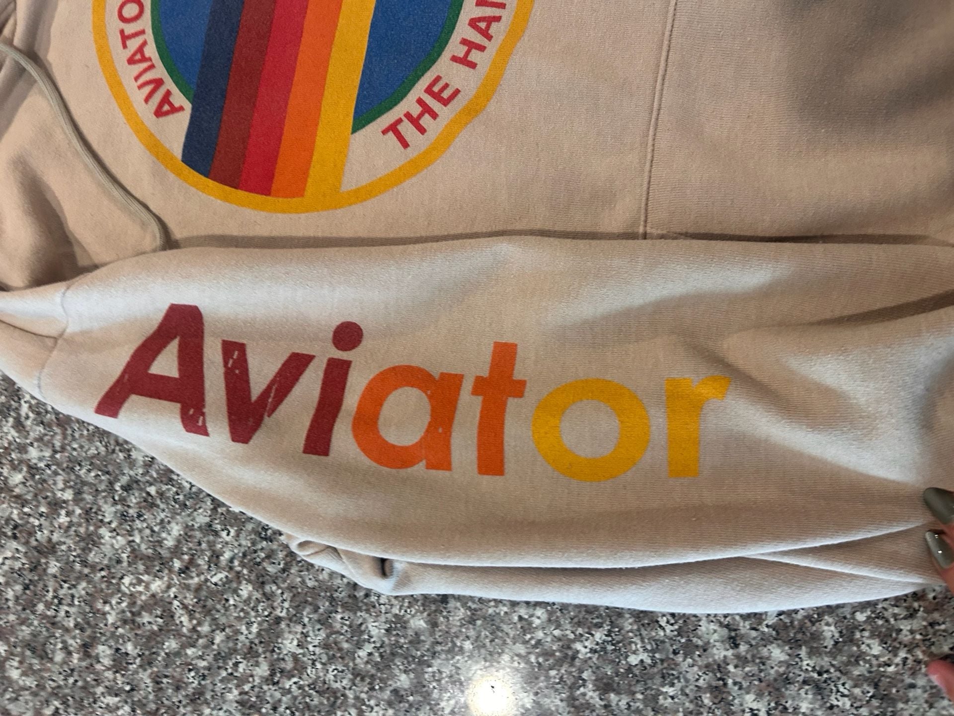 Aviator Nation Surfer Hoodie Vintage tan 8