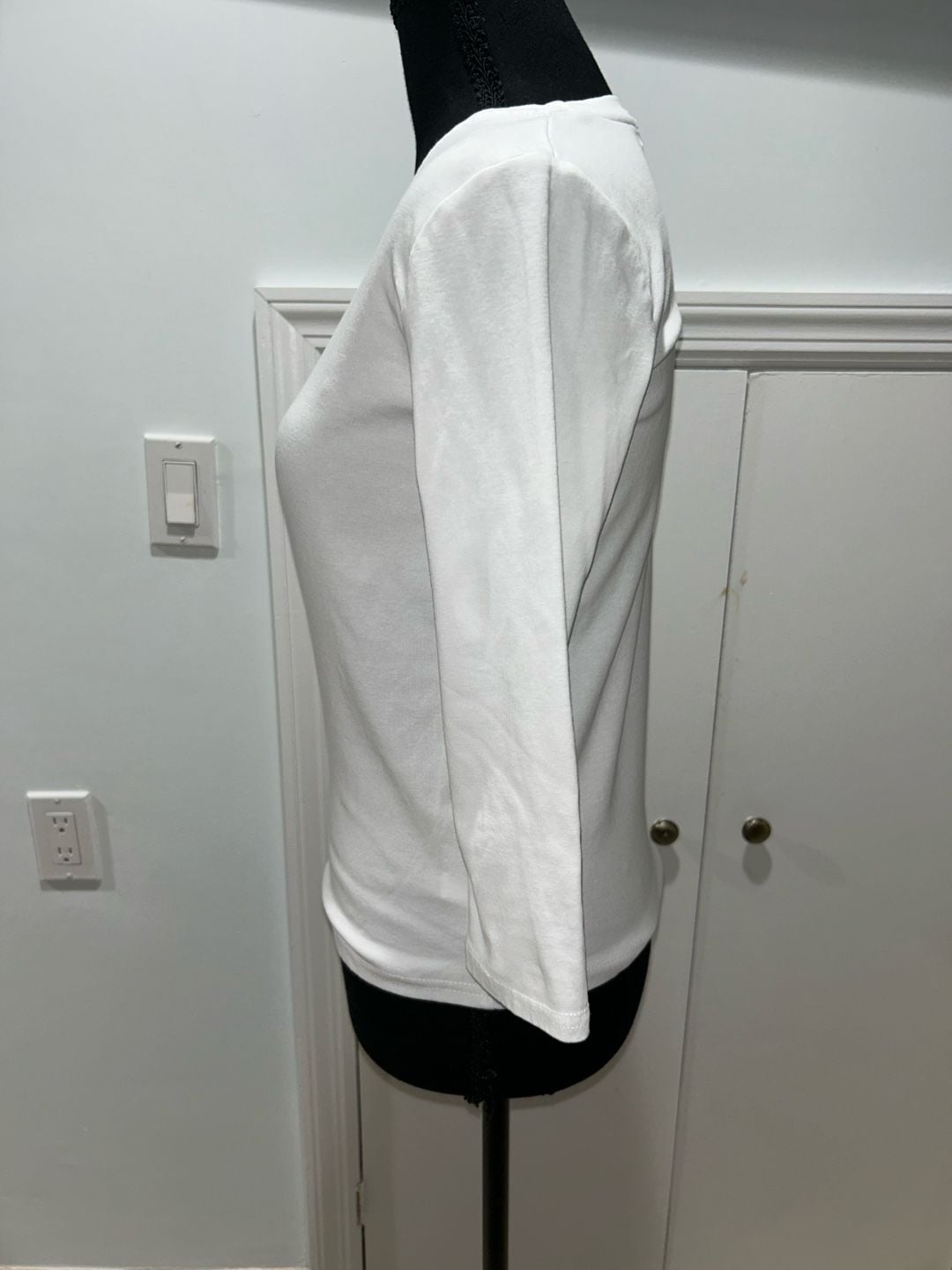 White Long Sleeve T-Shirt 5