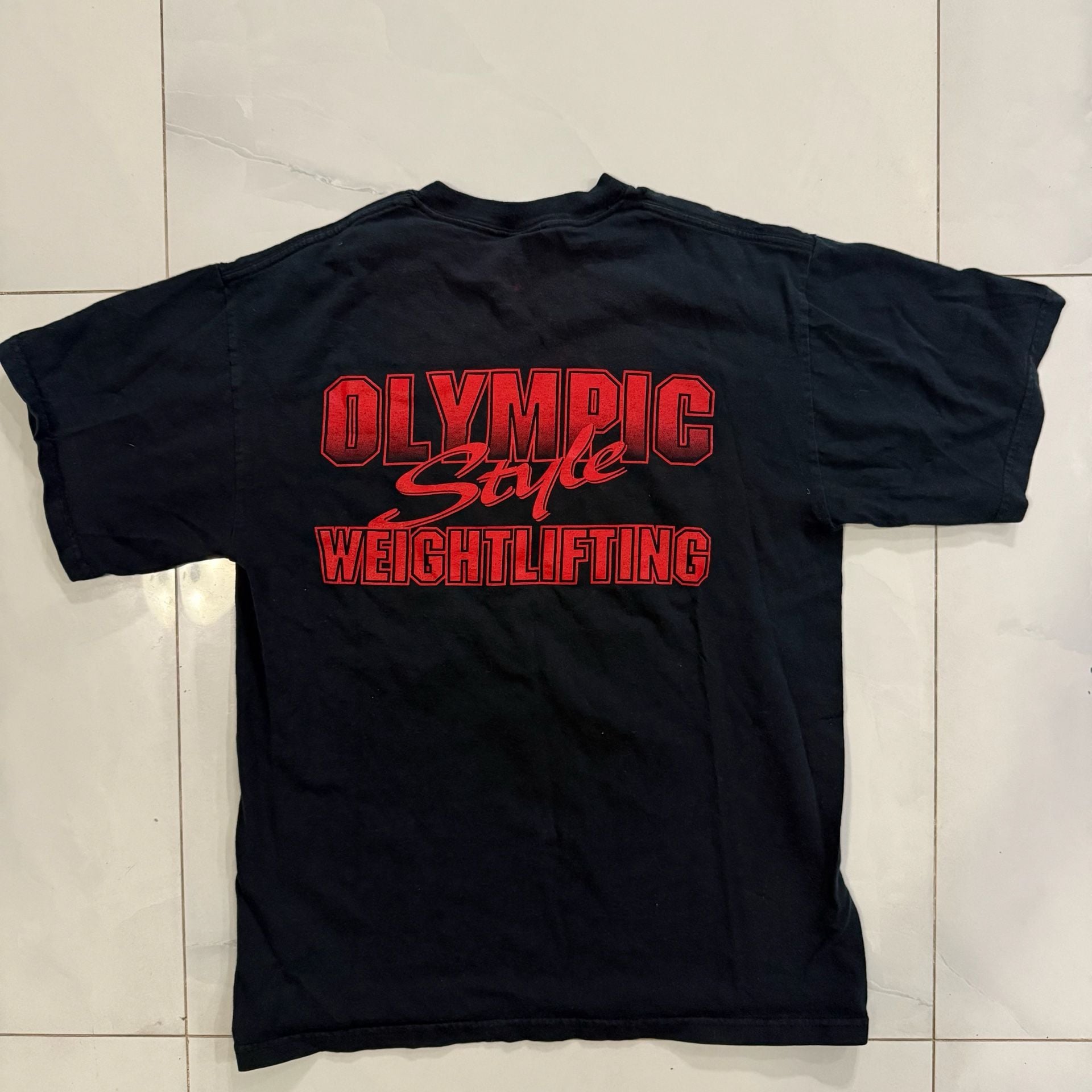 Gildan Olympic Weightlifter T-Shirt Black 3
