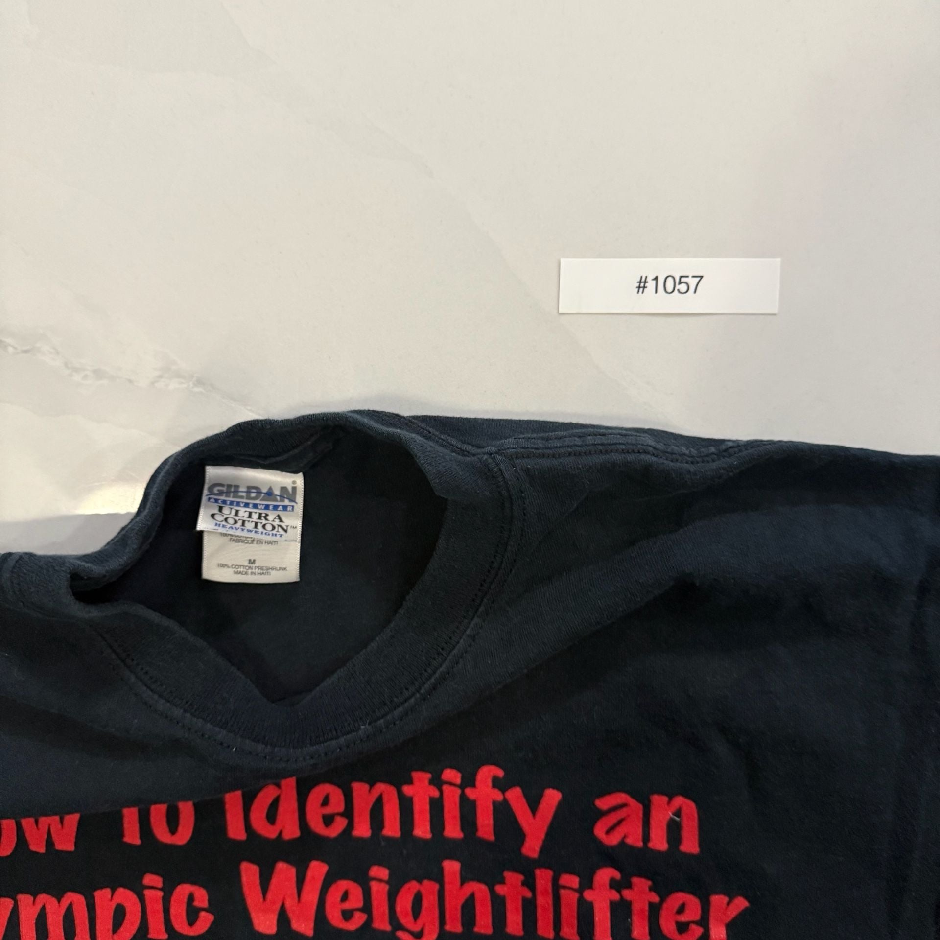 Gildan Olympic Weightlifter T-Shirt Black 4