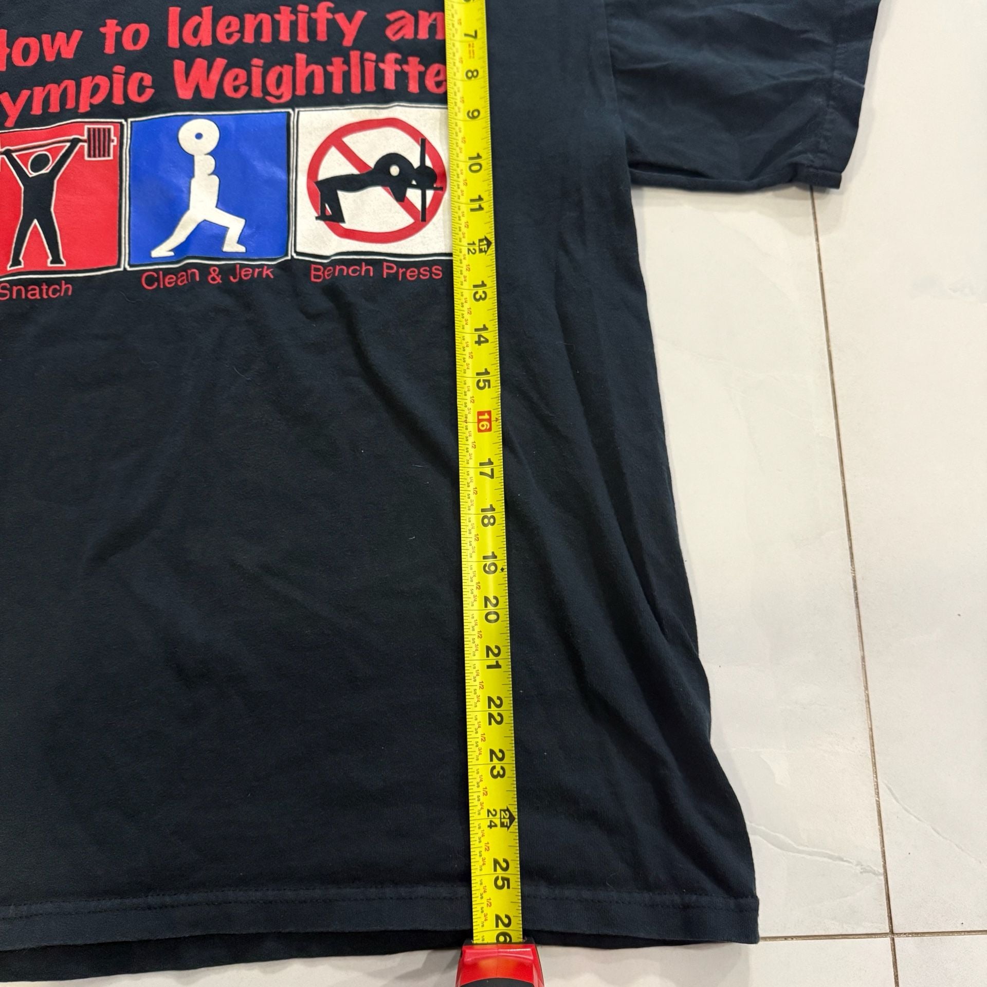 Gildan Olympic Weightlifter T-Shirt Black 6