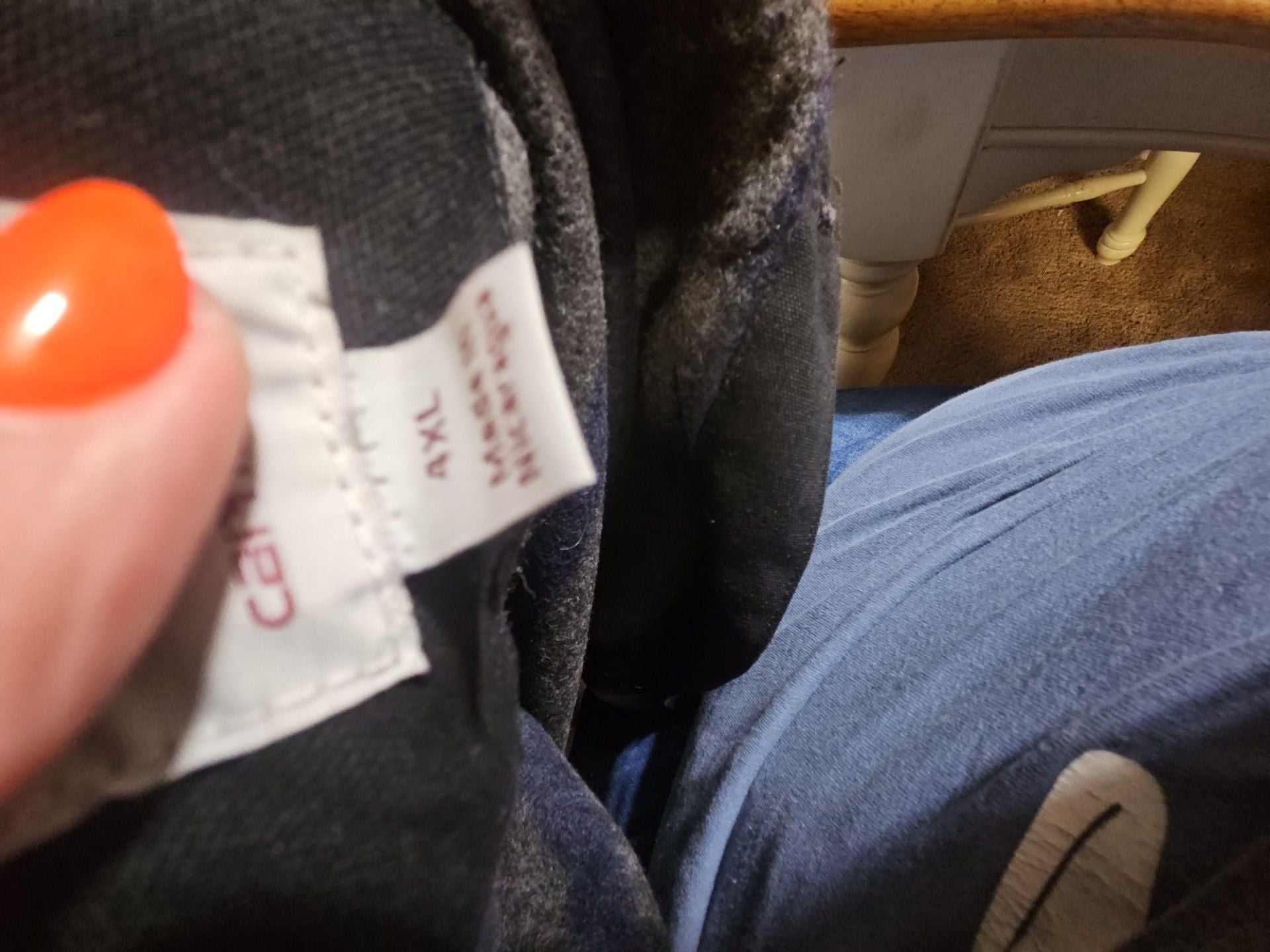 Carhartt Blanket Lined Chore Coat Size 4XL Black Cotton Duck 6