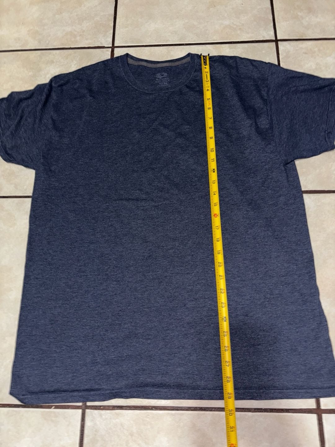 Fruit of the Loom Select T-Shirt Size XL Blue Heather 4
