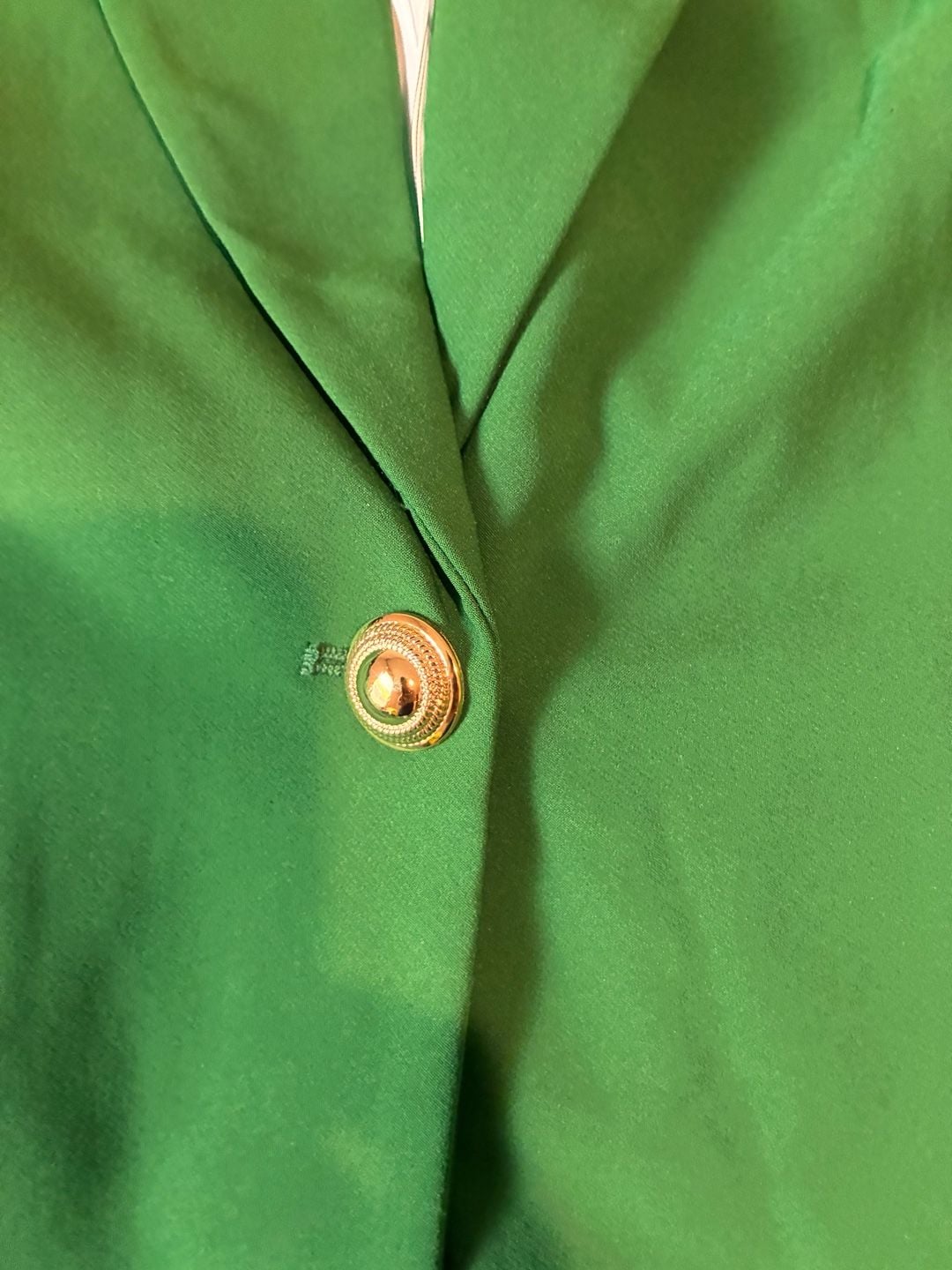 Nicole Miller Blazer Size 6 Green Single Button 5