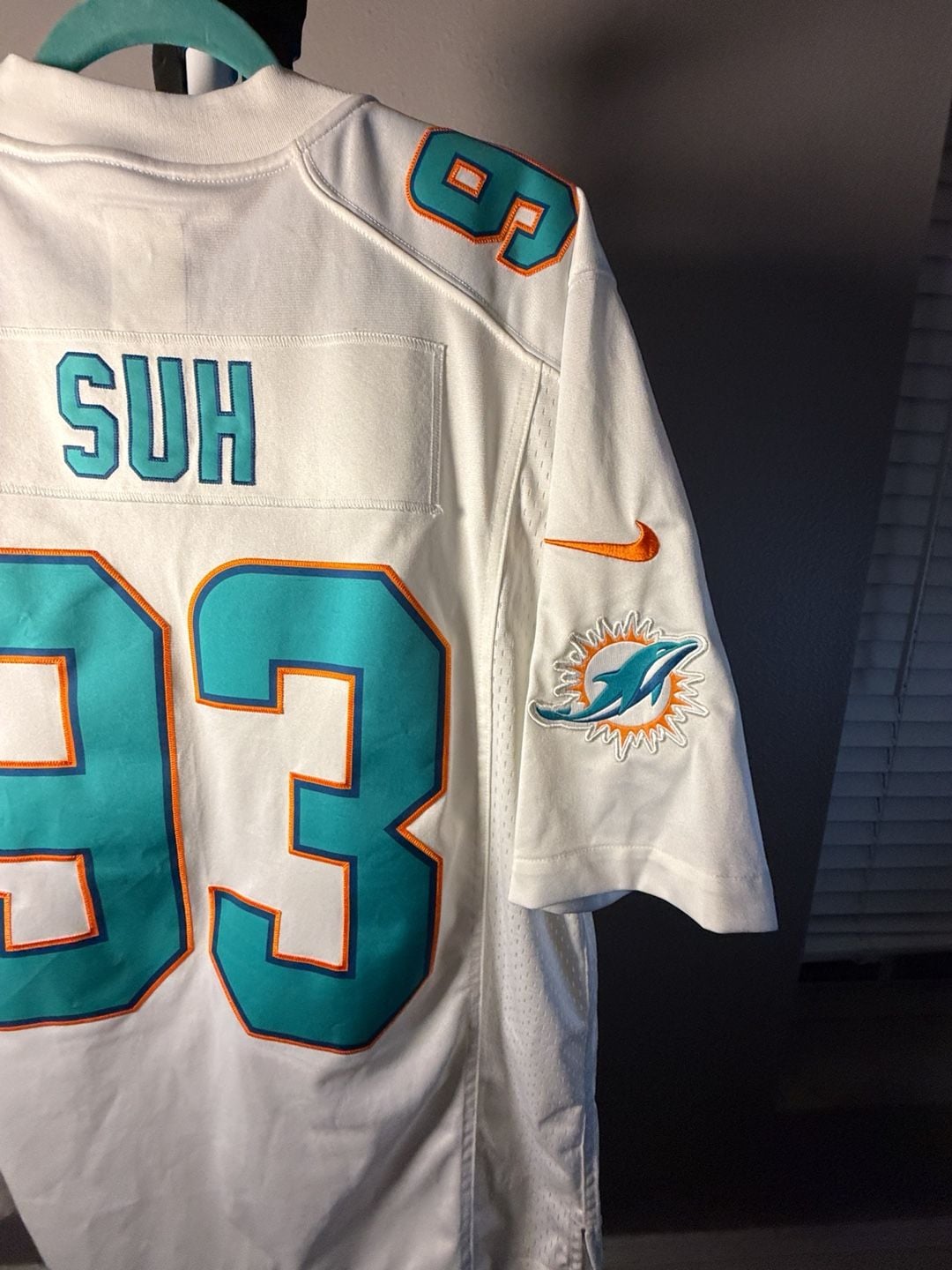 Nike Miami Dolphins Ndamukong Suh 93 Jersey Size L White 10