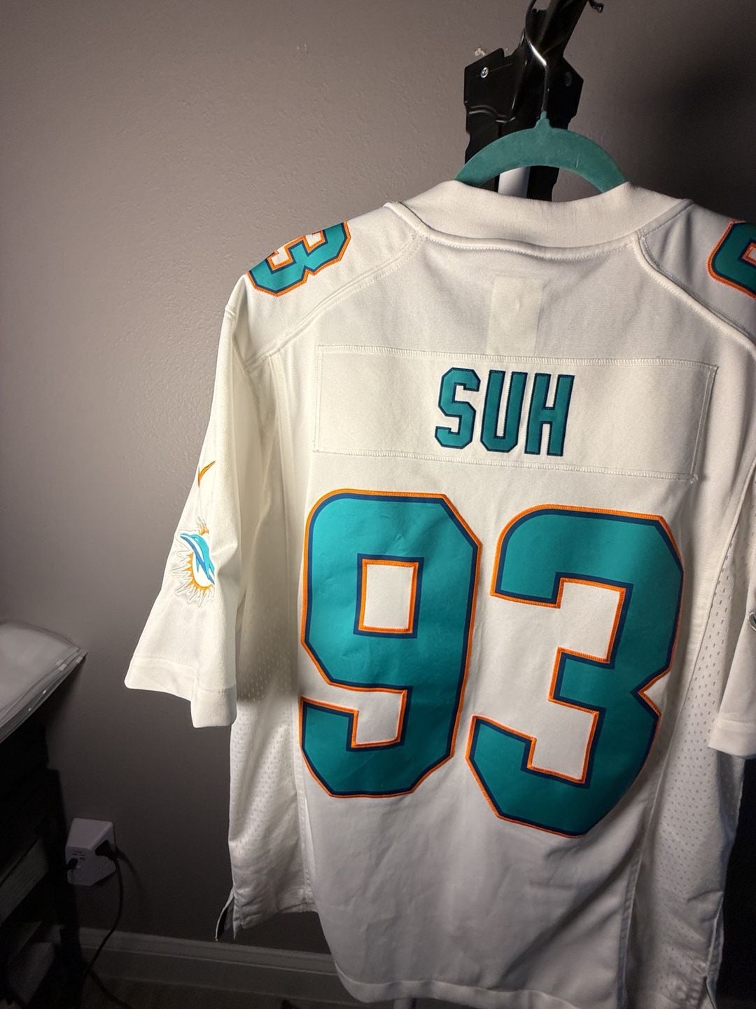 Nike Miami Dolphins Ndamukong Suh 93 Jersey Size L White 11