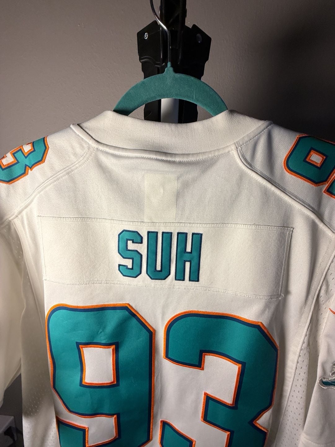 Nike Miami Dolphins Ndamukong Suh 93 Jersey Size L White 13