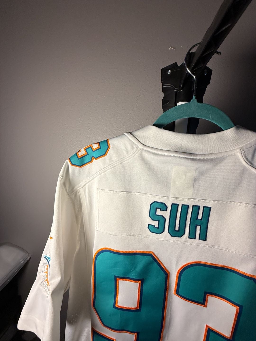 Nike Miami Dolphins Ndamukong Suh 93 Jersey Size L White 14