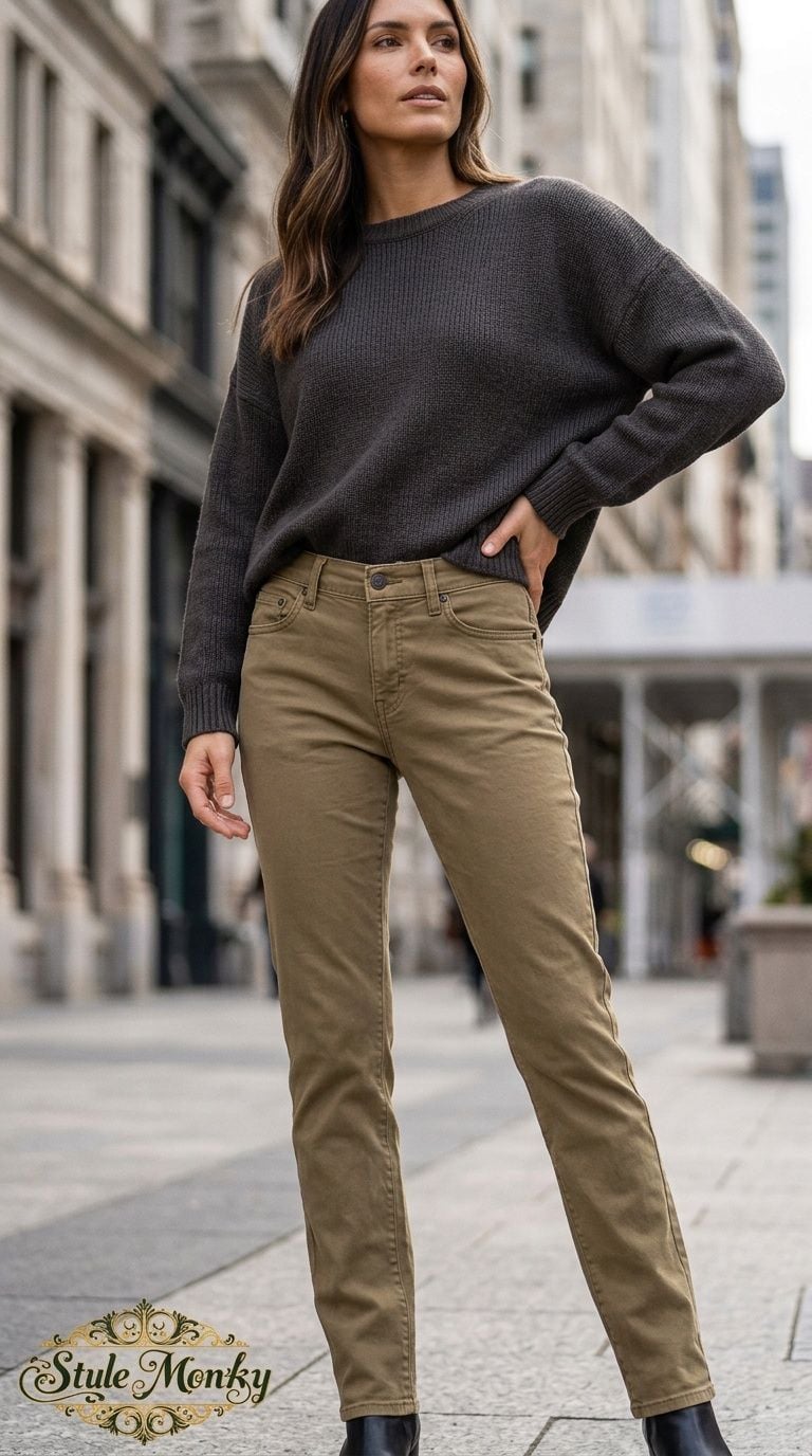 Levi's 511 Slim Pants Tan 2