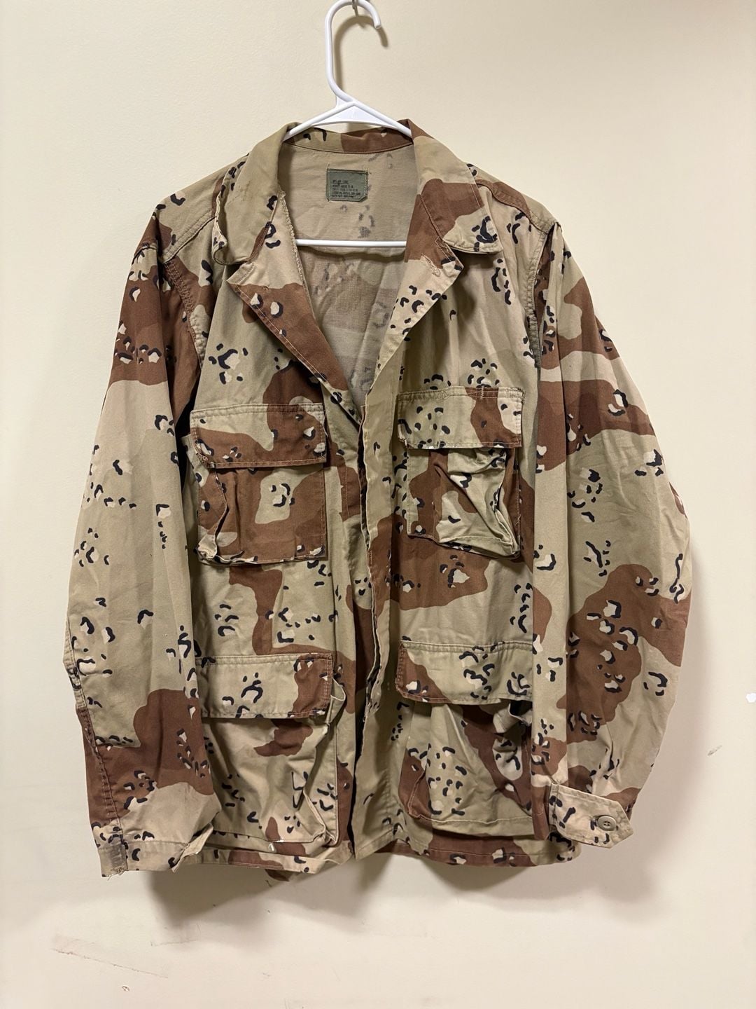 US Military Desert Chocolate Chip Camo Jacket Medium-Long 2