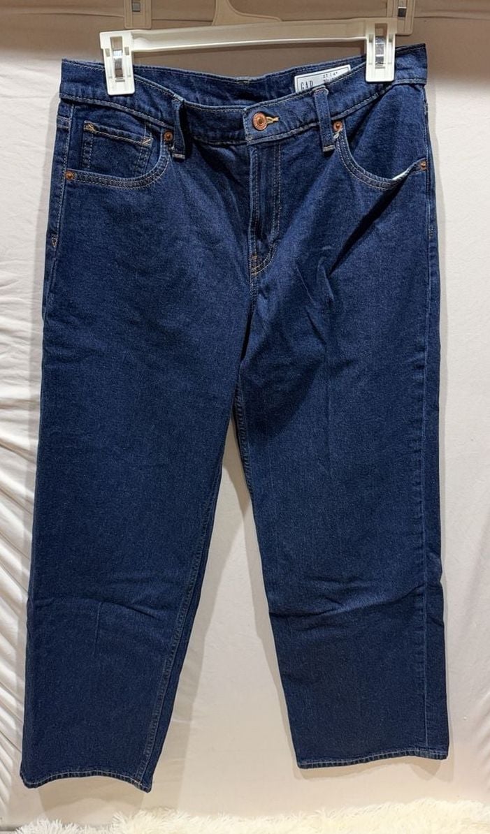 Gap 90s Loose Low Rise Jeans Size 27x4R Blue Denim 2