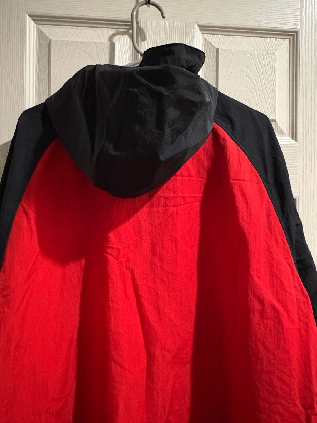 Nike Air Anorak Jacket Black Red Size L 6