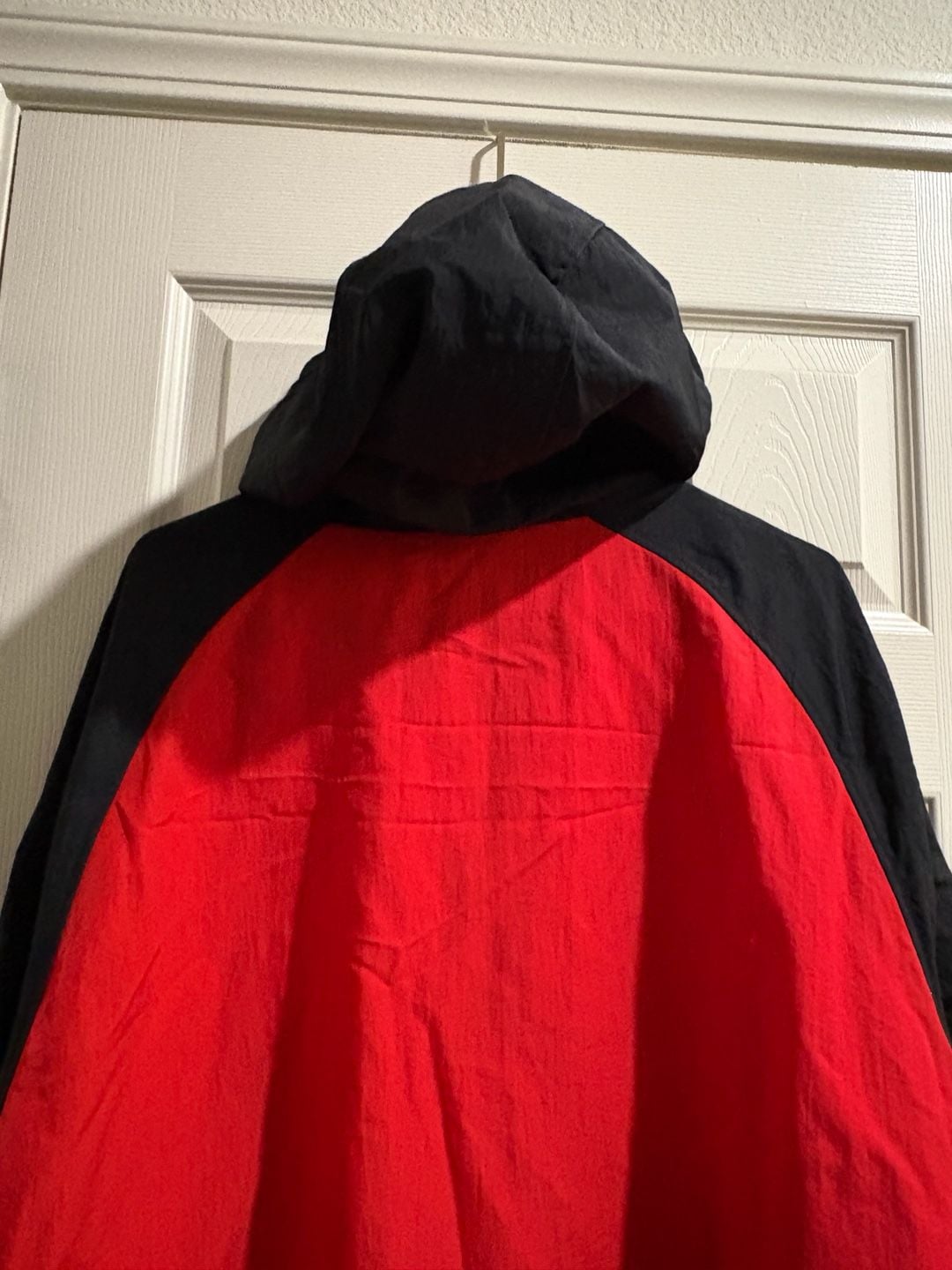 Nike Air Anorak Jacket Black Red Size L 7