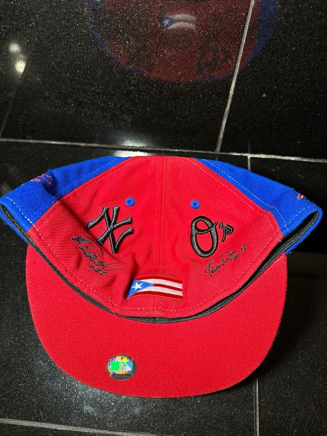 New Era 59Fifty MLB Puerto Rico Flag Multi Team Fitted Hat Size 7 5/8 3