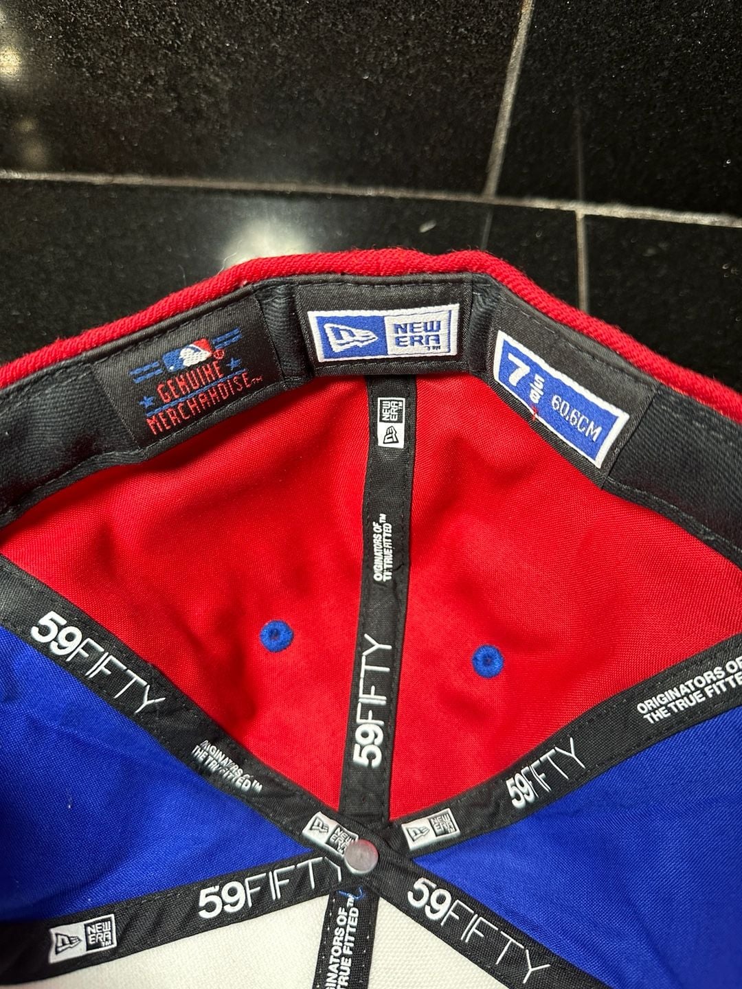 New Era 59Fifty MLB Puerto Rico Flag Multi Team Fitted Hat Size 7 5/8 4