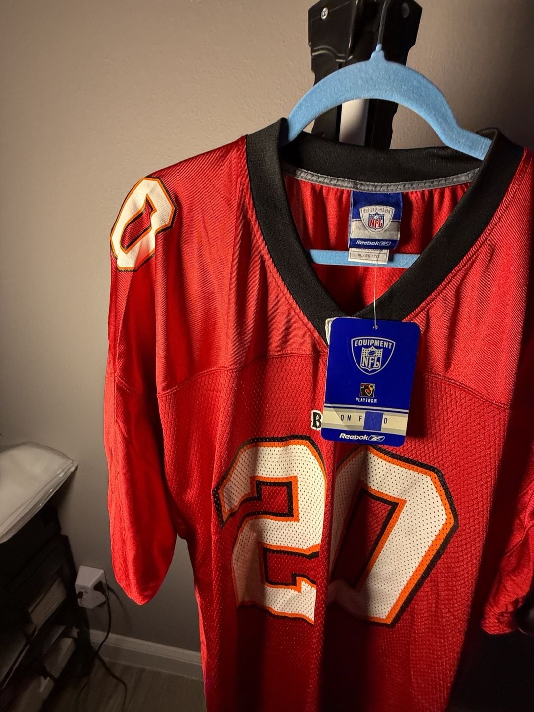 Reebok Tampa Bay Buccaneers Ronde Barber 20 NFL Jersey Size XL 6