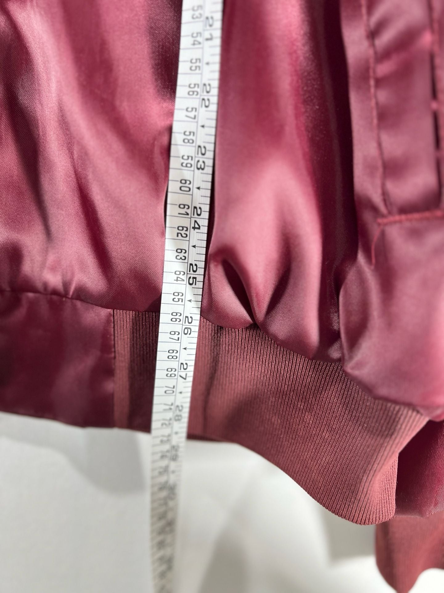 Chevrolet Corvette 40th Anniversary 1953-1993 Satin Bomber Jacket Burgundy 7