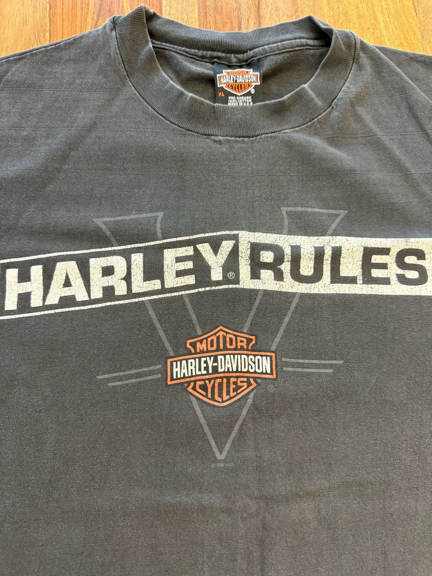 Vintage 1998 Harley-Davidson Harley Rules T-Shirt Size XL 4