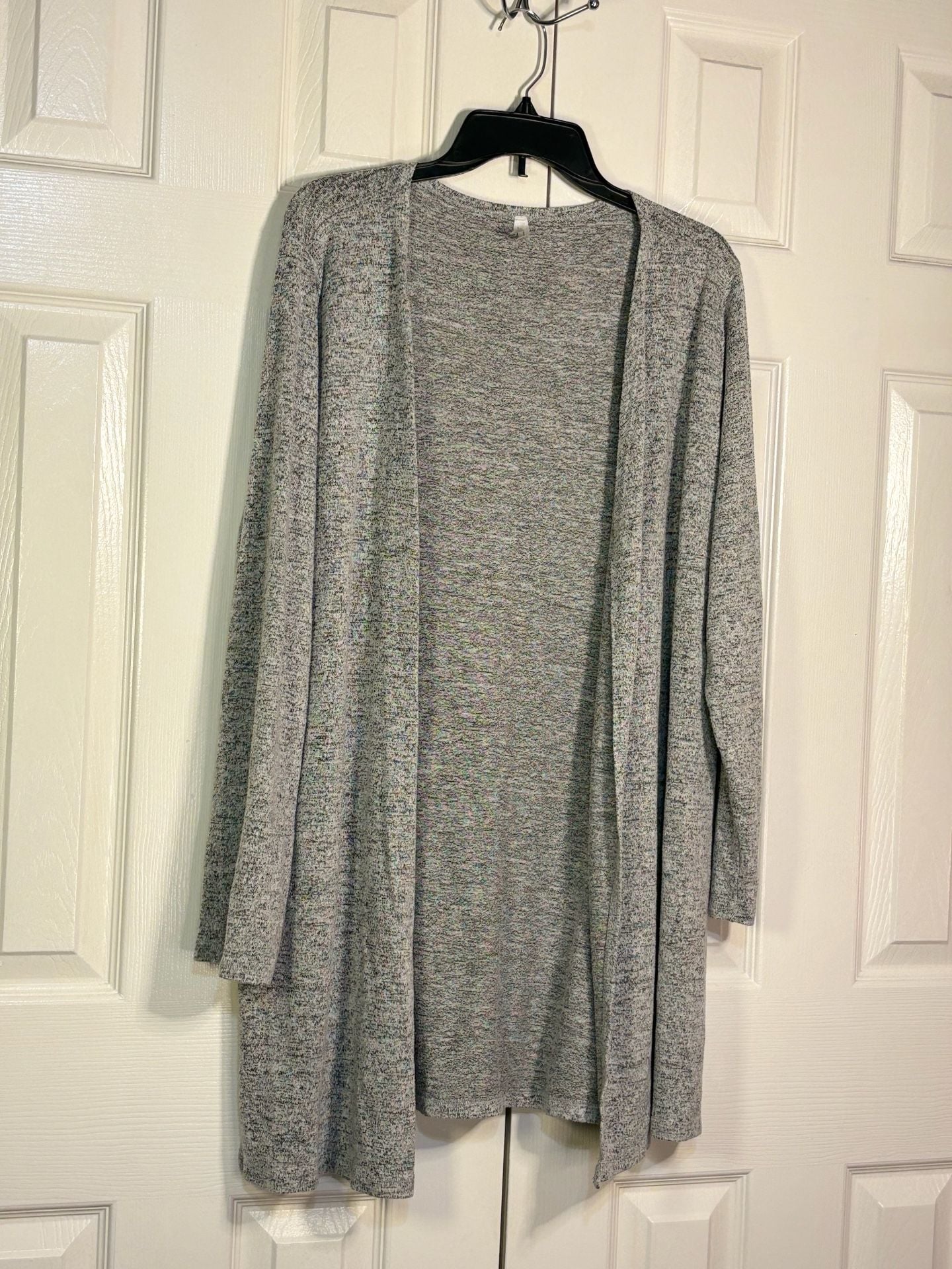 Liv & Piper Open Front Cardigan Size 2XL Gray Heather Long Sleeve 5