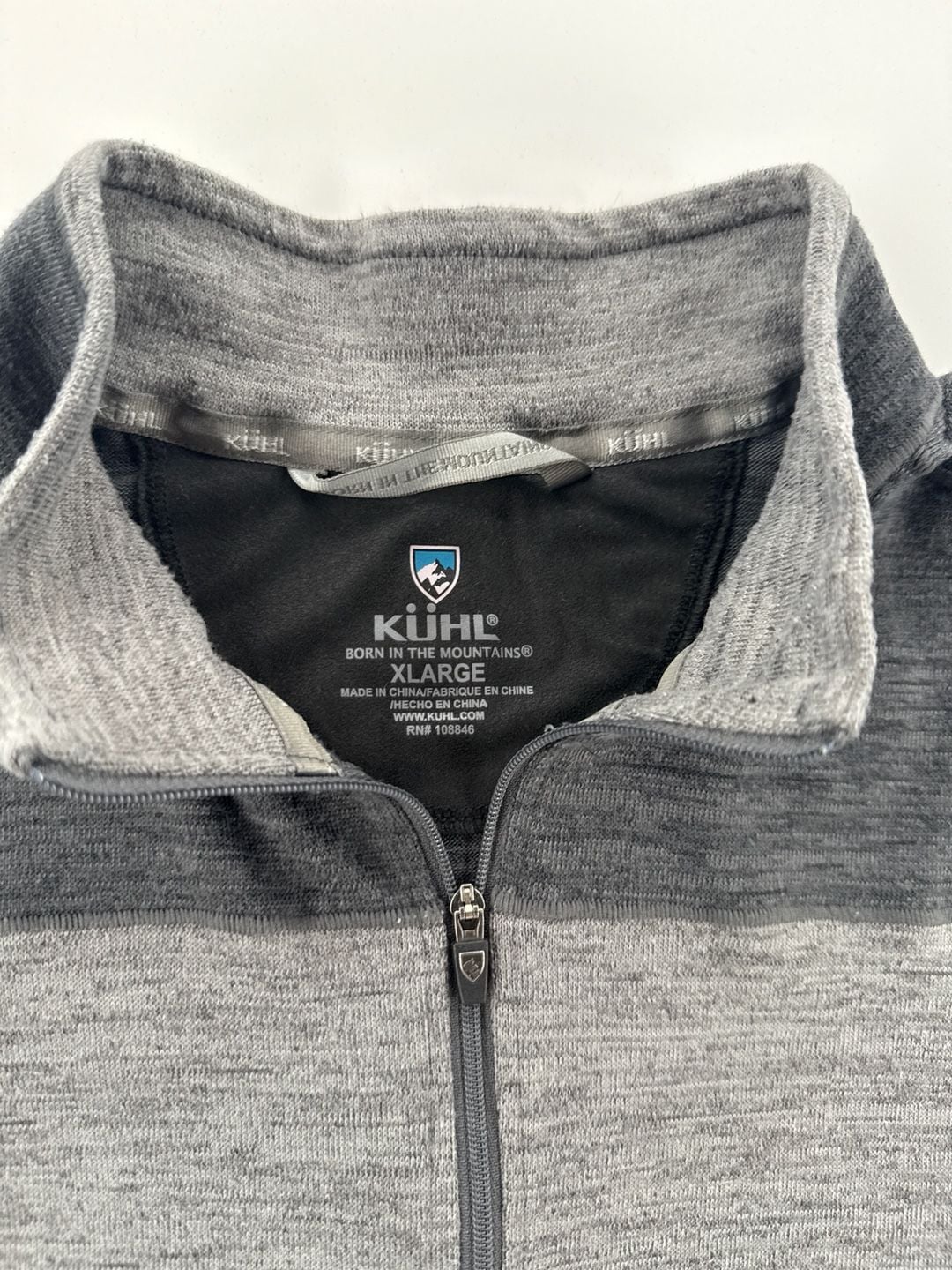 Kuhl 1/2 Zip Pullover Sweater Size XL Gray Long Sleeve Athletic 2