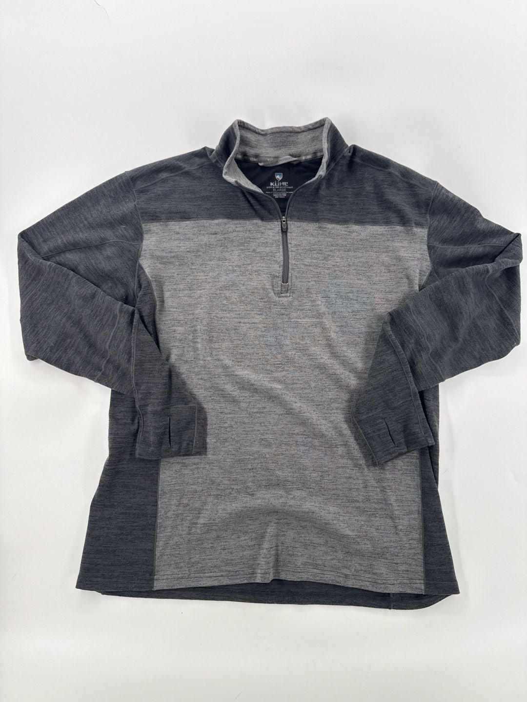 Kuhl 1/2 Zip Pullover Sweater Size XL Gray Long Sleeve Athletic 3