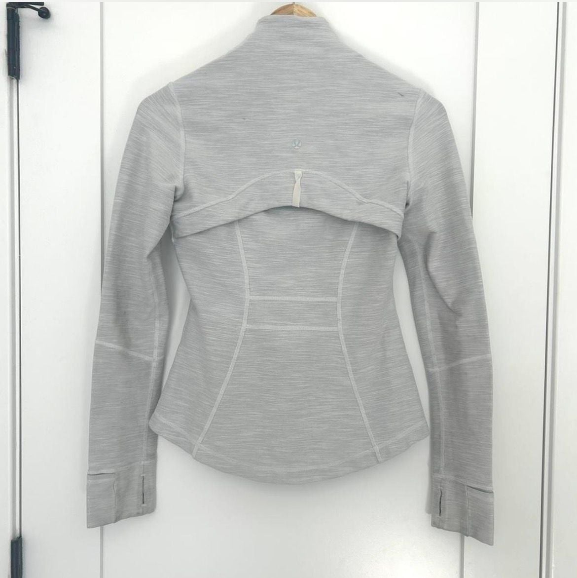 Lululemon Define Jacket Size 4 Grey Space Dye Full Zip 3