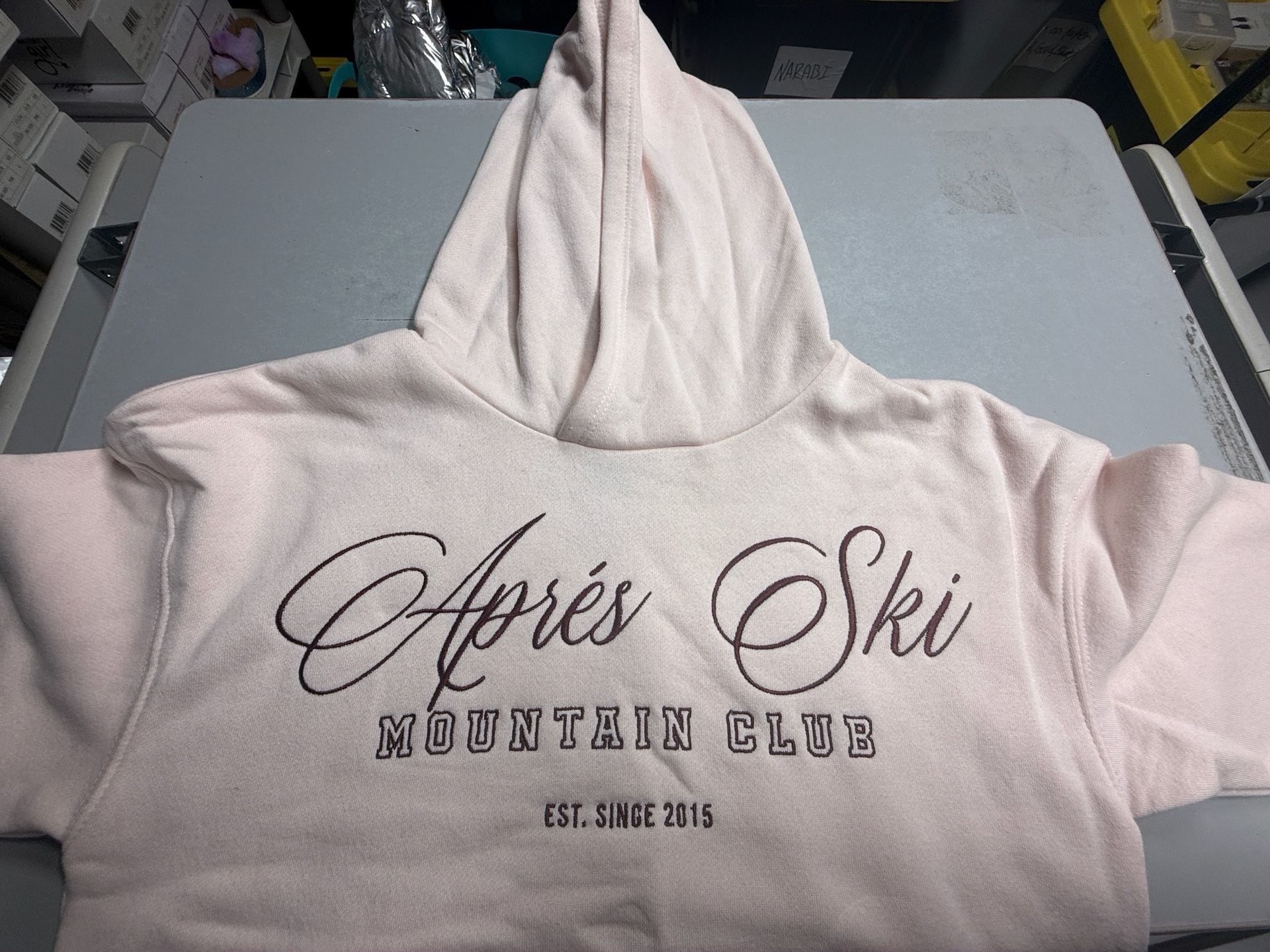 Apres Ski Mountain Club Hoodie Pink 3