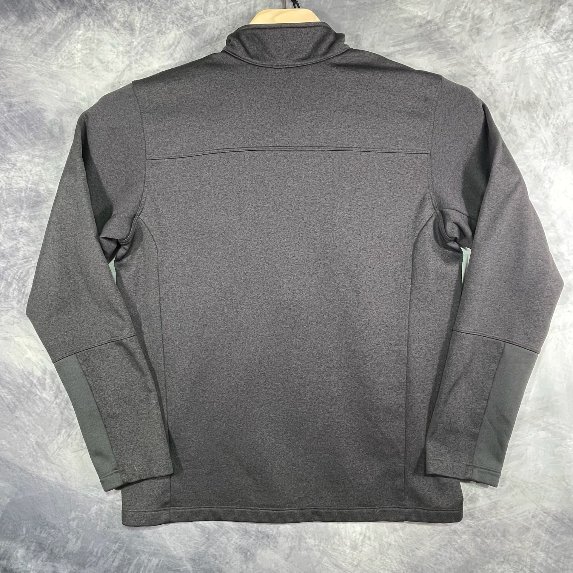 The North Face 1/4 Zip Pullover Fleece Jacket Size L Heather Dark Gray 8
