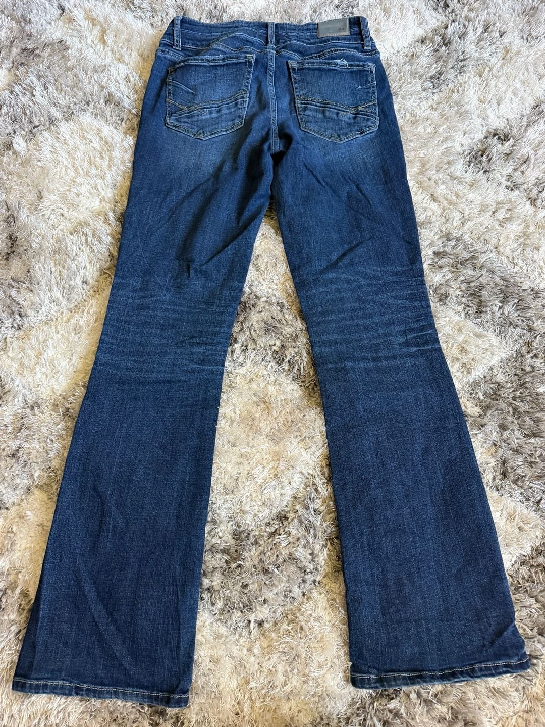 BKE Payton Mid-Rise Bootcut Jeans 28x31.5 Dark Wash 5