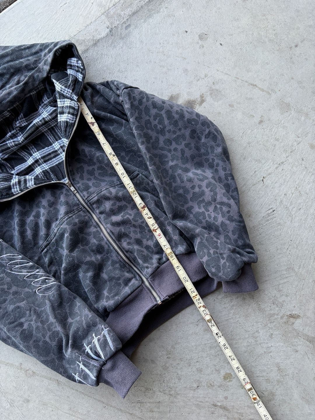 REAXCT CURSIVE ZIP UP V.2 BLACK 6