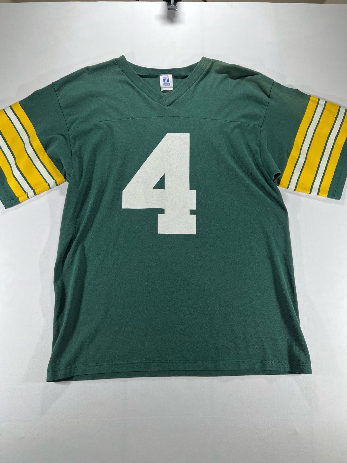 Logo 7 Green Bay Packers Brett Favre 4 Jersey Size L Vintage 2