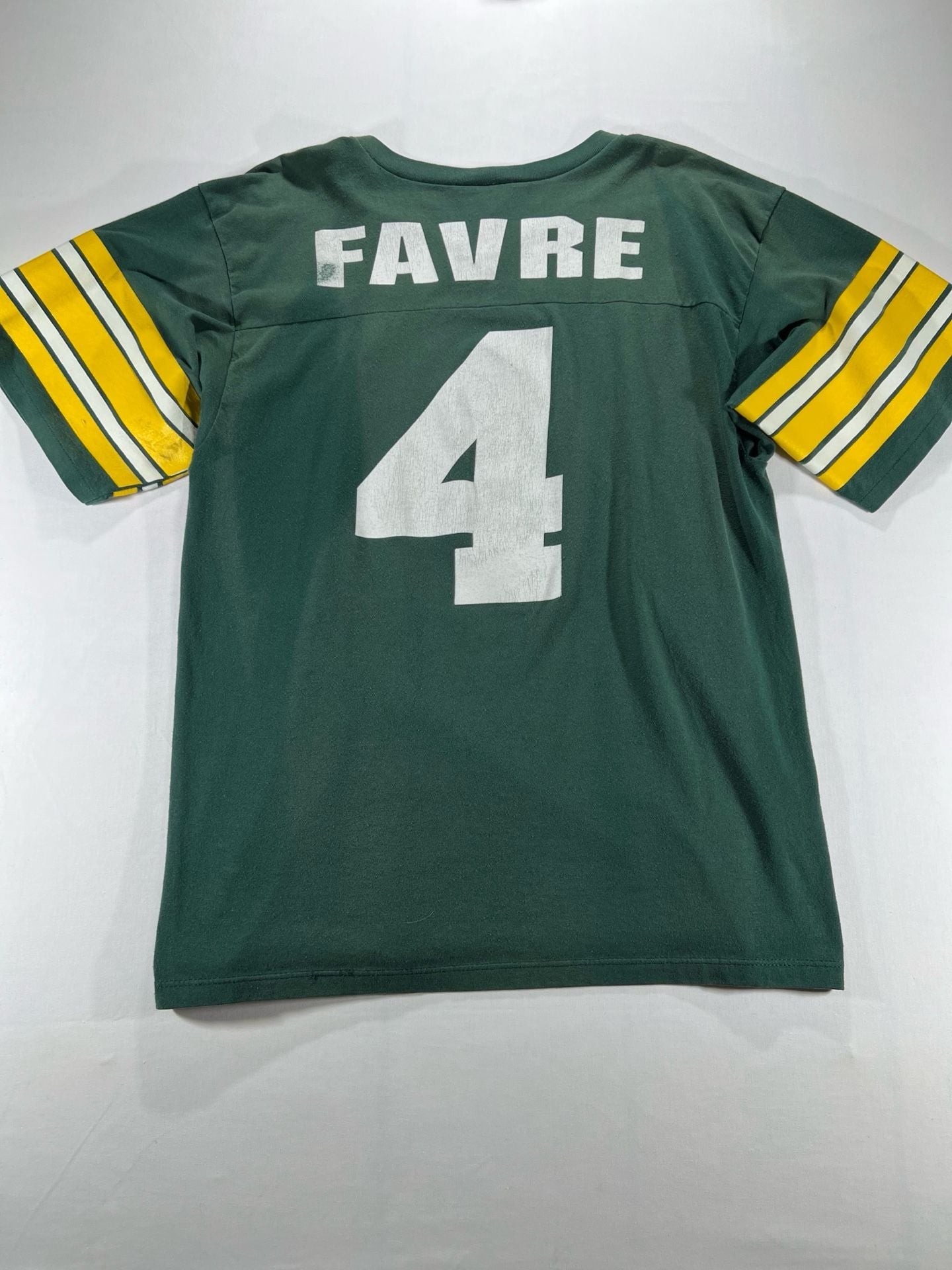 Logo 7 Green Bay Packers Brett Favre 4 Jersey Size L Vintage 3