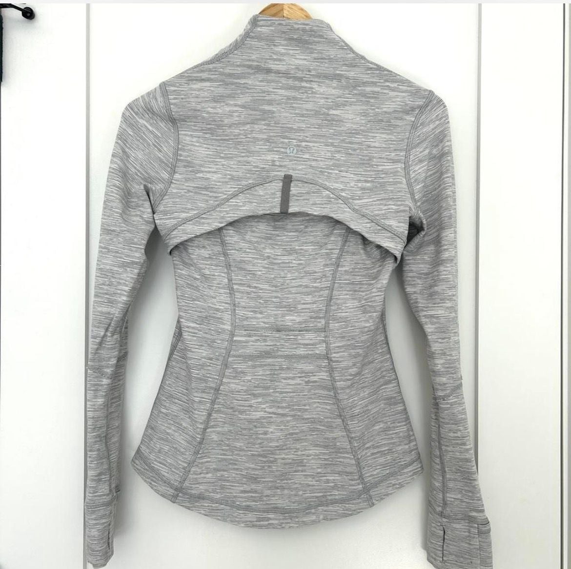 Lululemon Define Jacket Size 4 Grey Space Dye Full Zip Athletic 3
