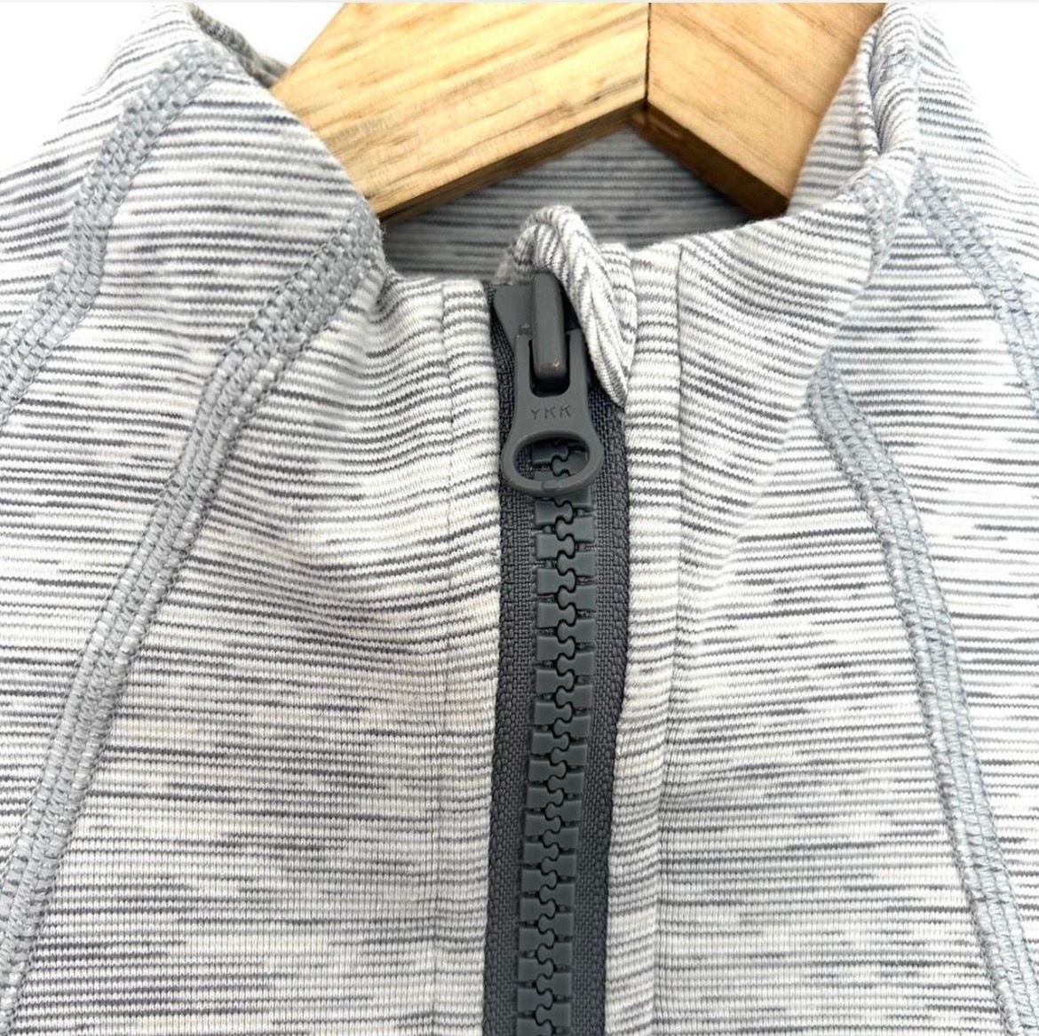 Lululemon Define Jacket Size 4 Grey Space Dye Full Zip Athletic 7